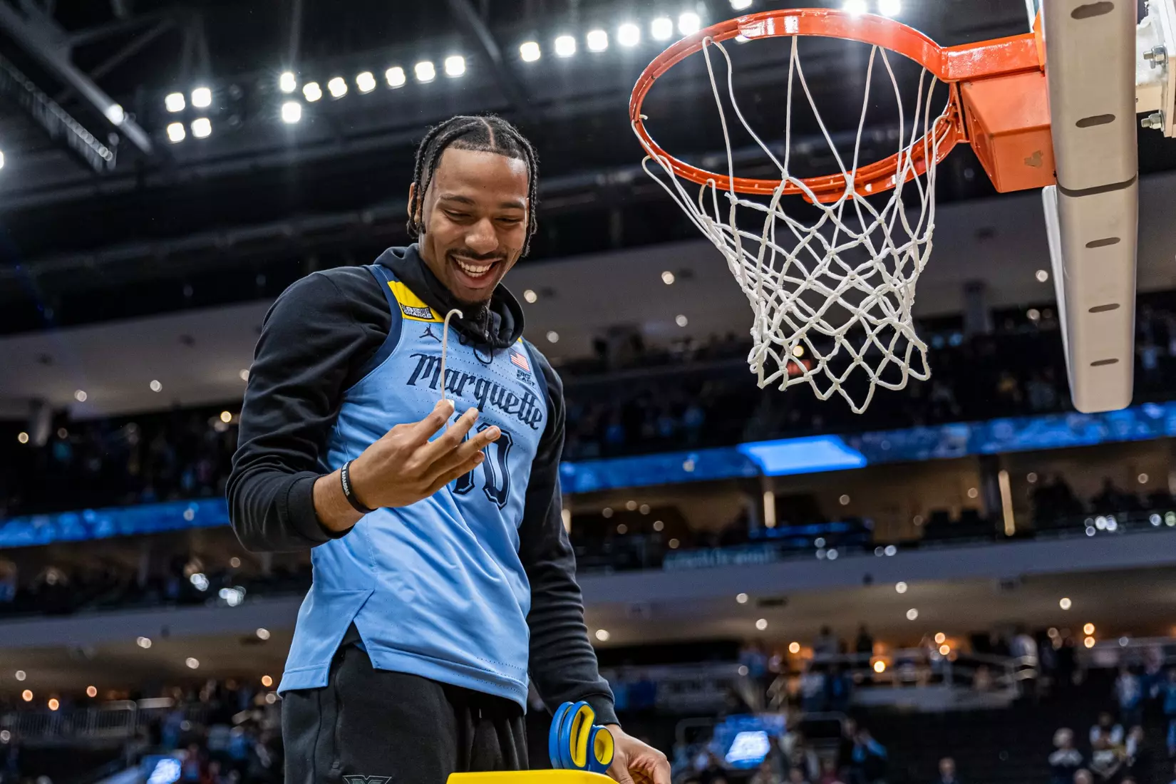 Marquette Men's Basketball defeats St. Johns 96-94 at Fiserv Forum in Milwaukee, WI on Saturday March 4, 2023.