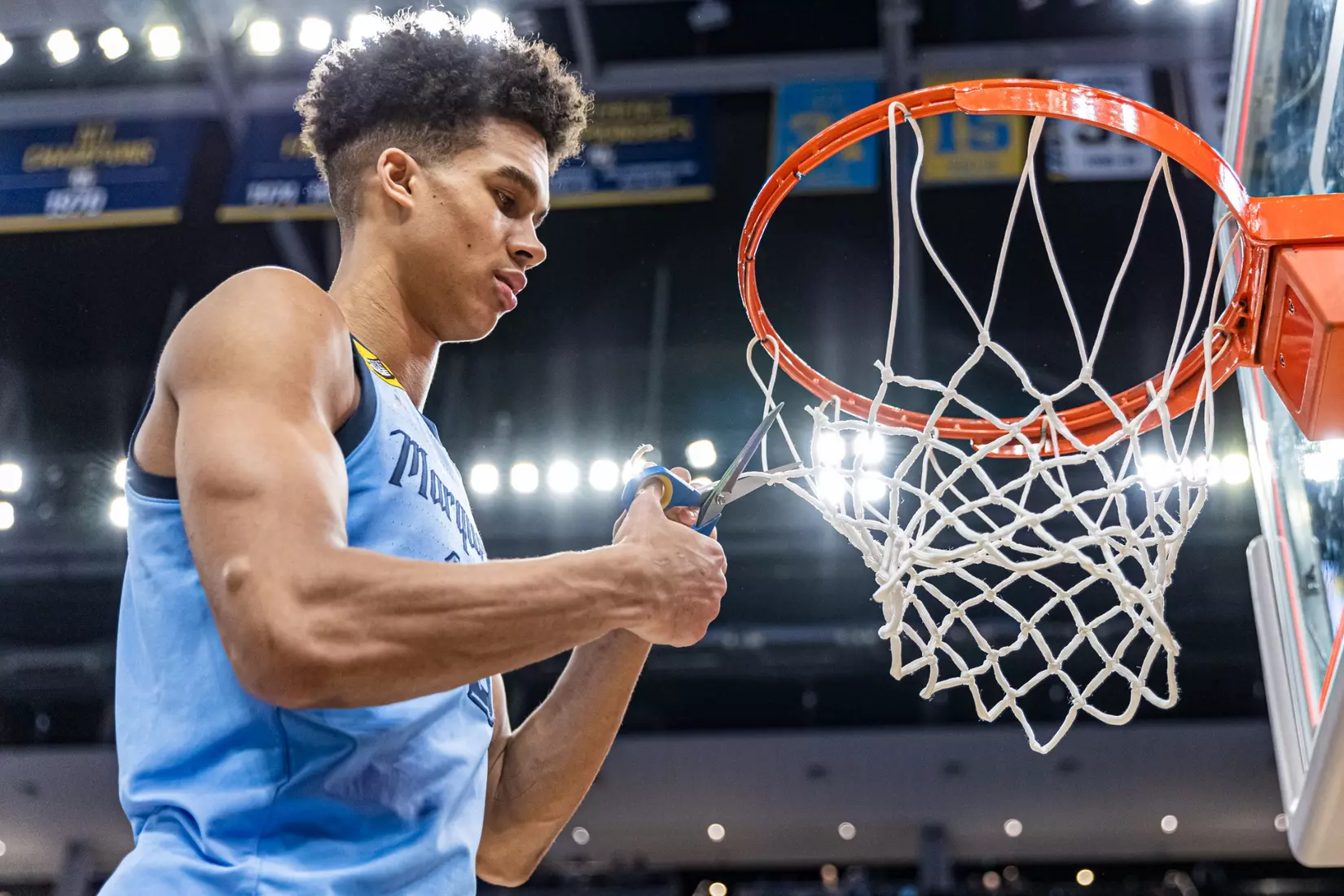 Marquette Men's Basketball defeats St. Johns 96-94 at Fiserv Forum in Milwaukee, WI on Saturday March 4, 2023.