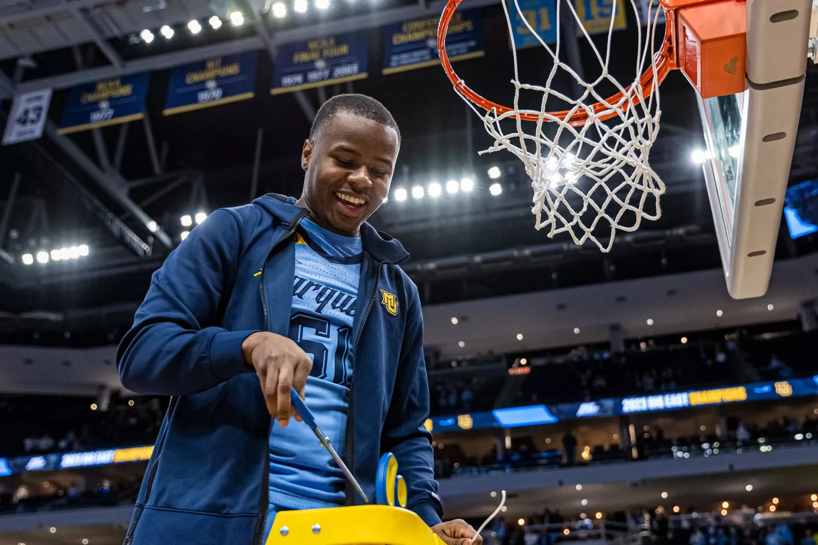 Marquette Men's Basketball defeats St. Johns 96-94 at Fiserv Forum in Milwaukee, WI on Saturday March 4, 2023.