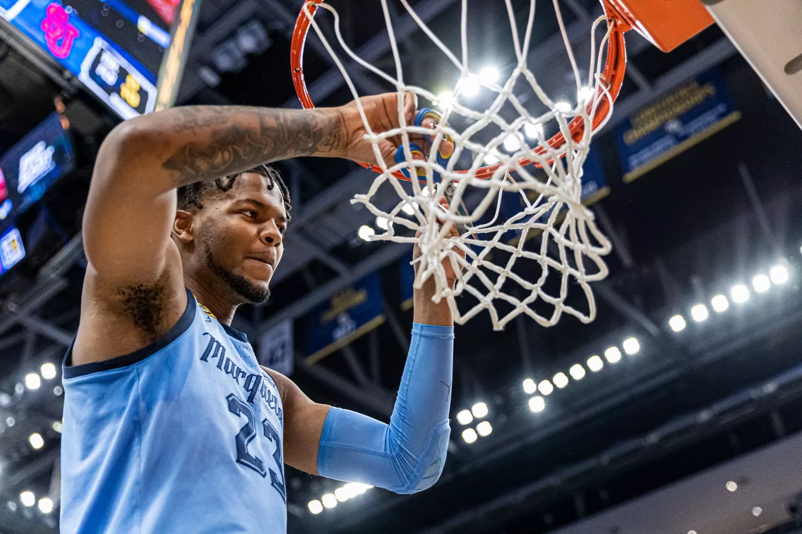 Marquette Men's Basketball defeats St. Johns 96-94 at Fiserv Forum in Milwaukee, WI on Saturday March 4, 2023.