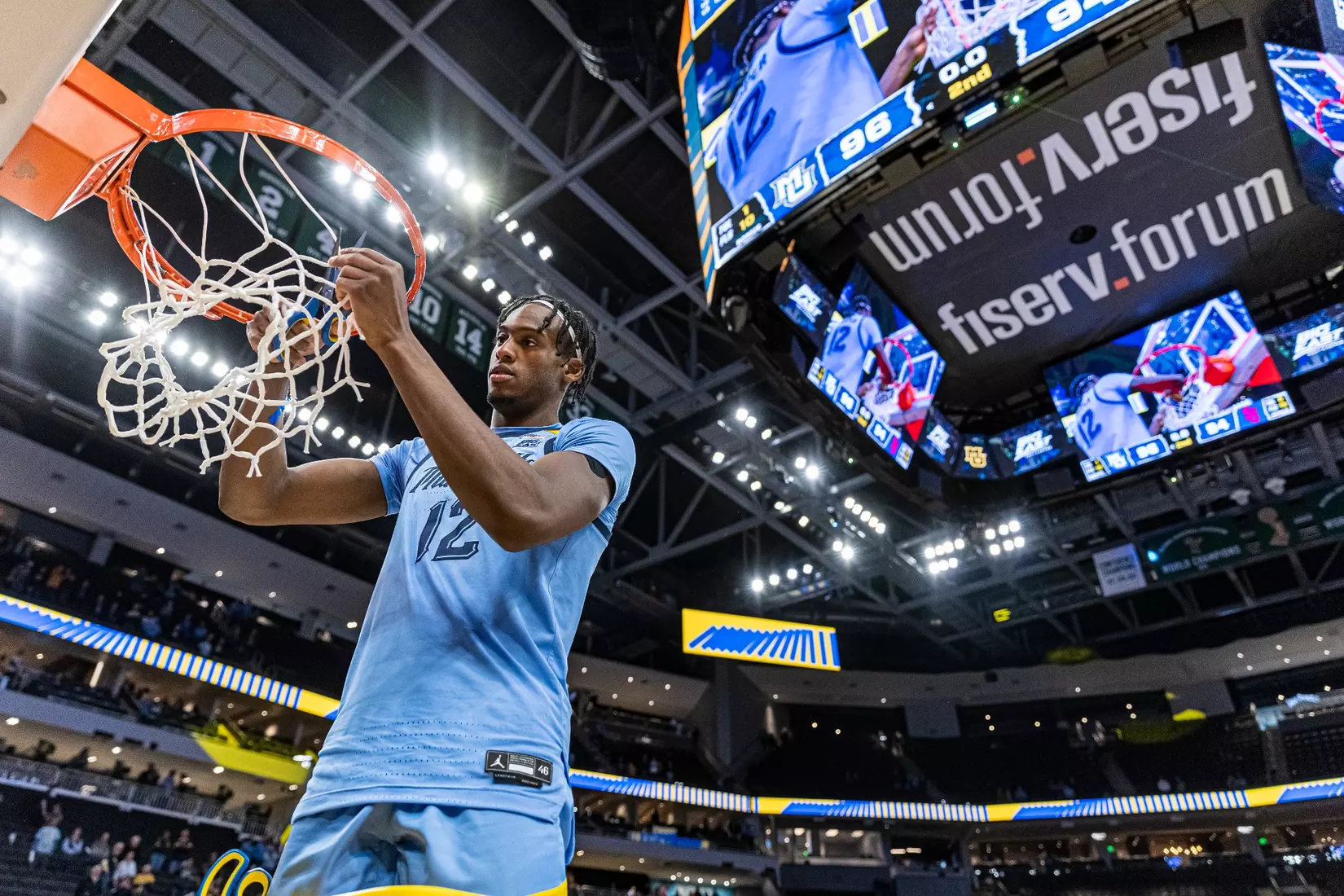 Marquette Men's Basketball defeats St. Johns 96-94 at Fiserv Forum in Milwaukee, WI on Saturday March 4, 2023.