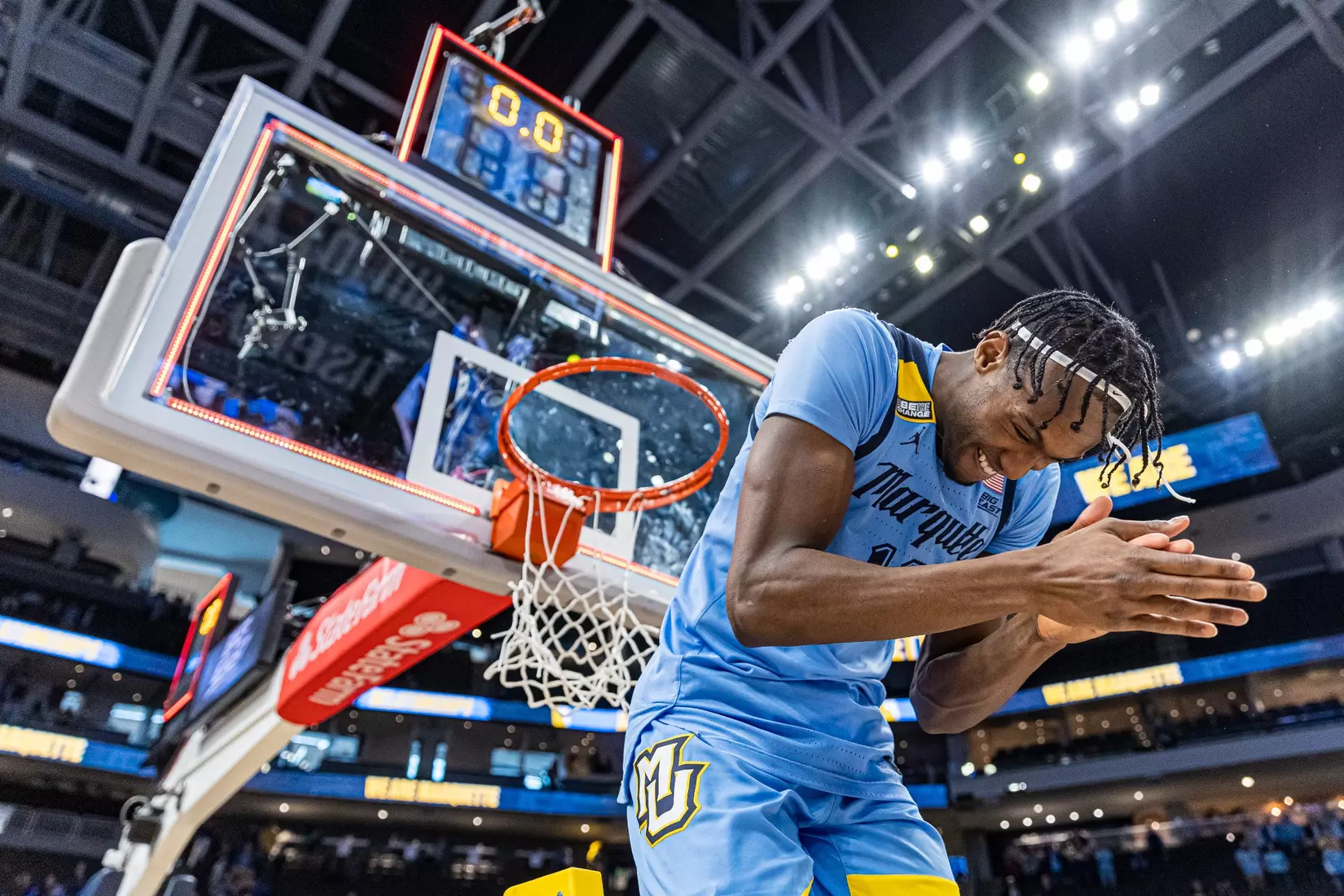 Marquette Men's Basketball defeats St. Johns 96-94 at Fiserv Forum in Milwaukee, WI on Saturday March 4, 2023.