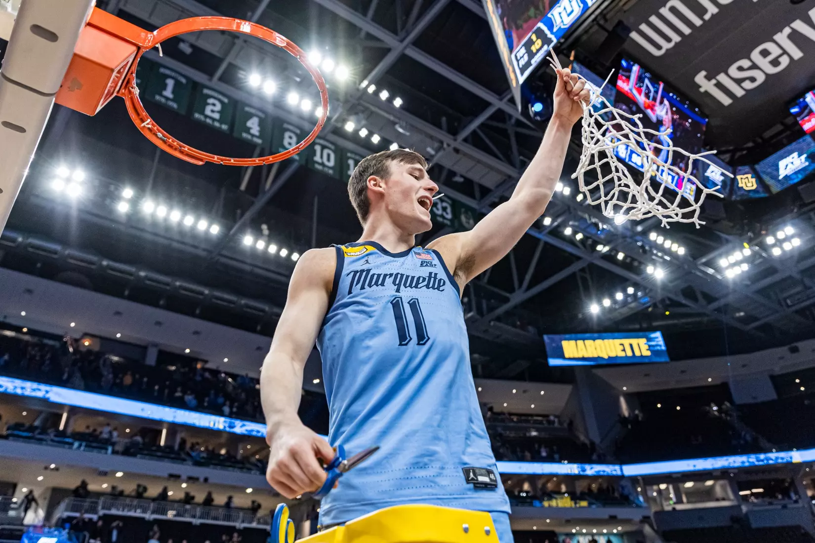 Marquette Men's Basketball defeats St. Johns 96-94 at Fiserv Forum in Milwaukee, WI on Saturday March 4, 2023.