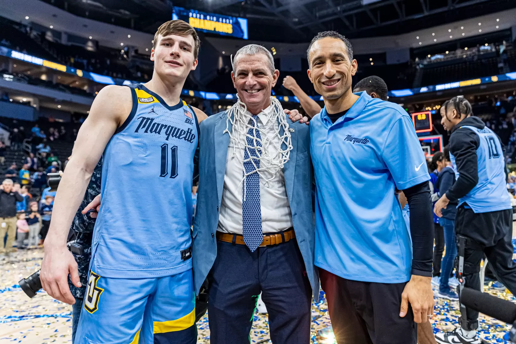 Marquette Men's Basketball defeats St. Johns 96-94 at Fiserv Forum in Milwaukee, WI on Saturday March 4, 2023.