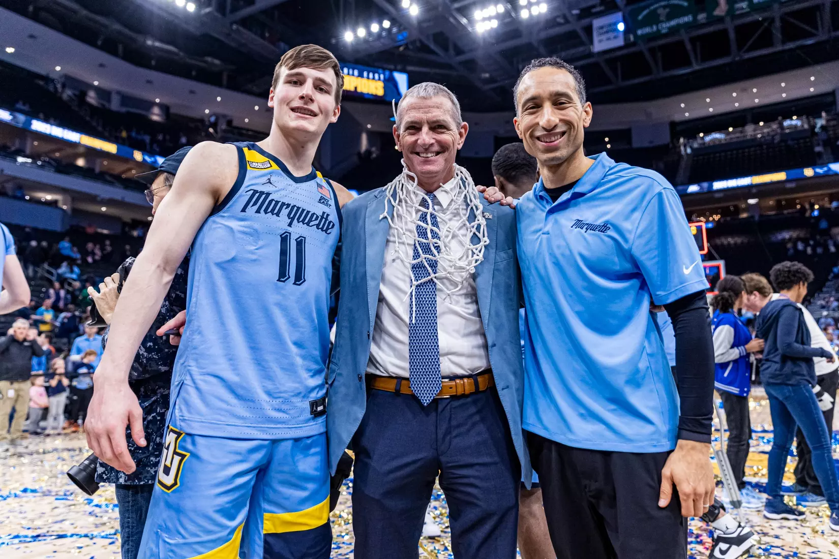 Marquette Men's Basketball defeats St. Johns 96-94 at Fiserv Forum in Milwaukee, WI on Saturday March 4, 2023.
