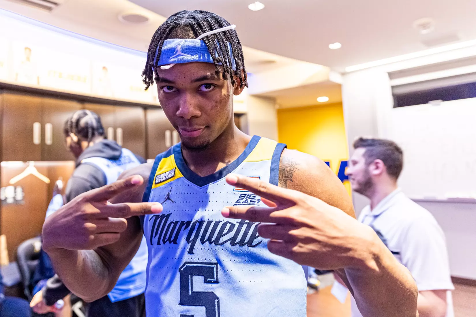 Marquette Men's Basketball defeats St. Johns 96-94 at Fiserv Forum in Milwaukee, WI on Saturday March 4, 2023.