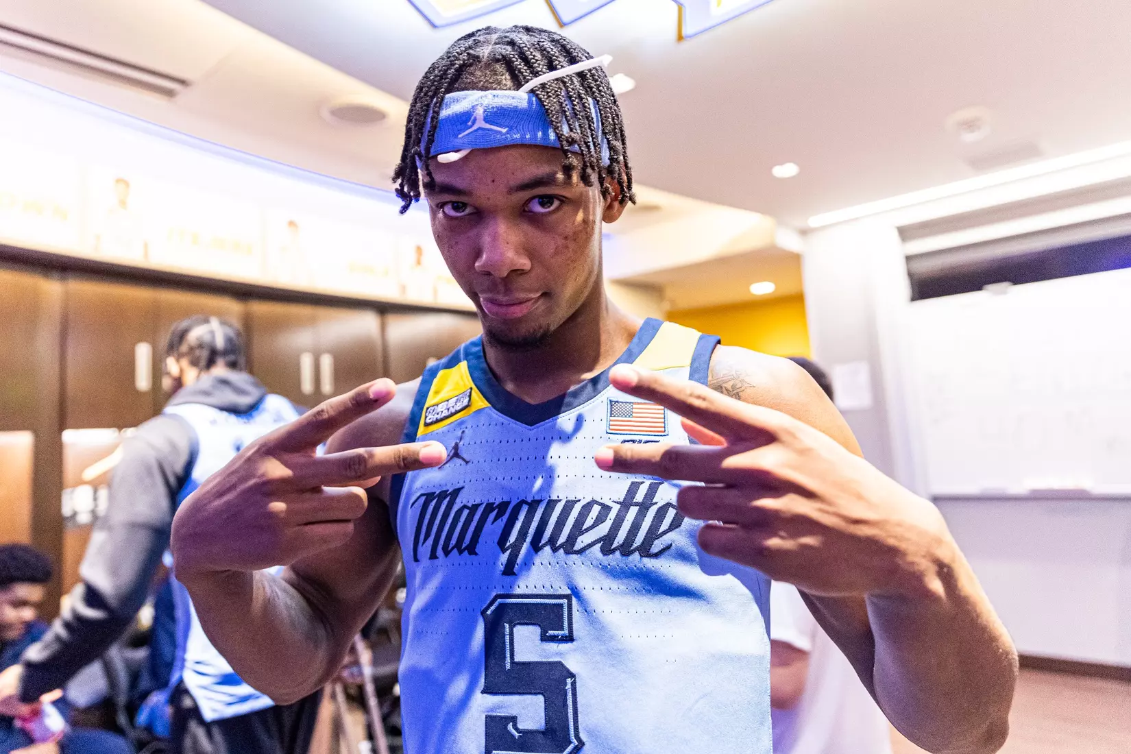 Marquette Men's Basketball defeats St. Johns 96-94 at Fiserv Forum in Milwaukee, WI on Saturday March 4, 2023.