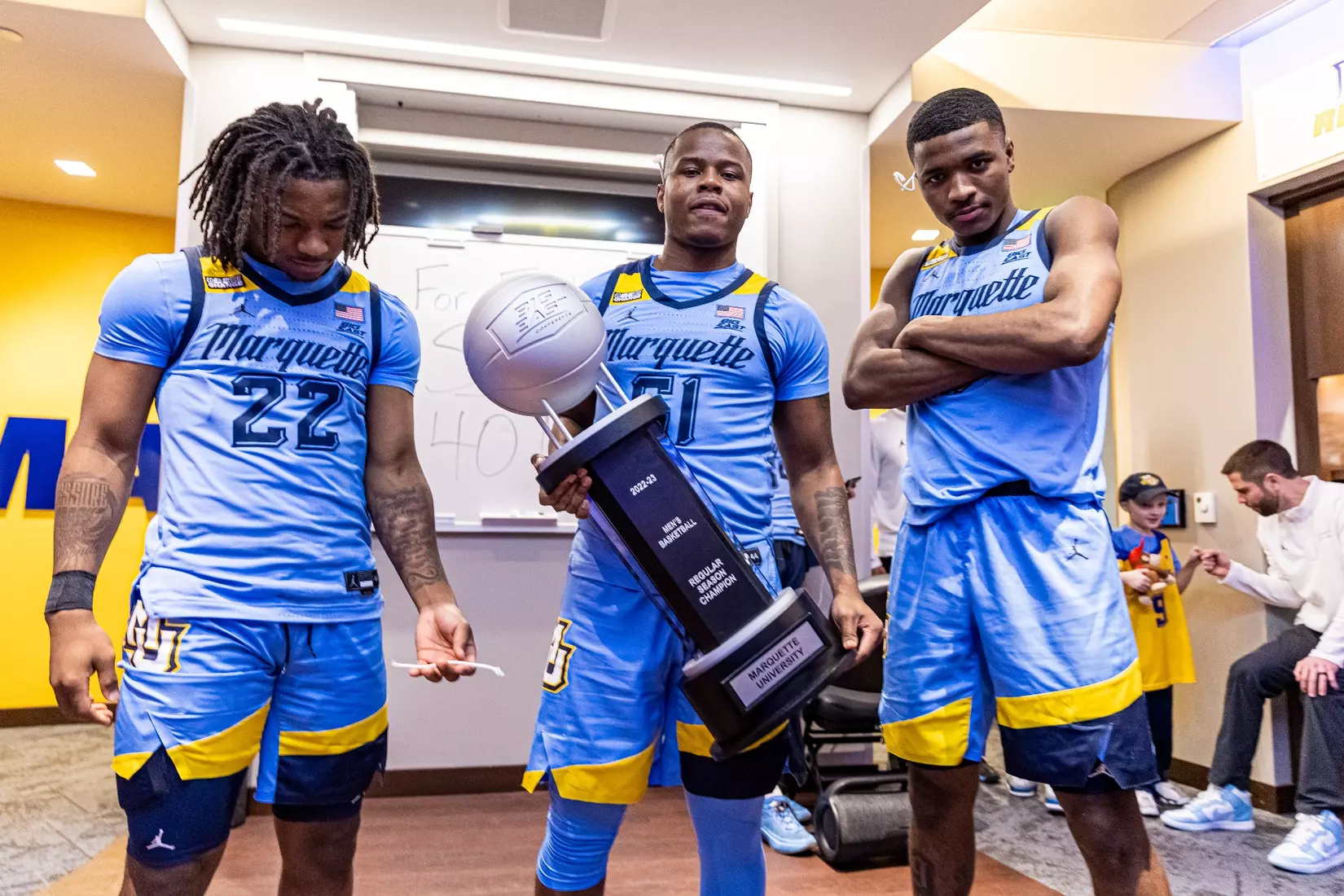 Marquette Men's Basketball defeats St. Johns 96-94 at Fiserv Forum in Milwaukee, WI on Saturday March 4, 2023.