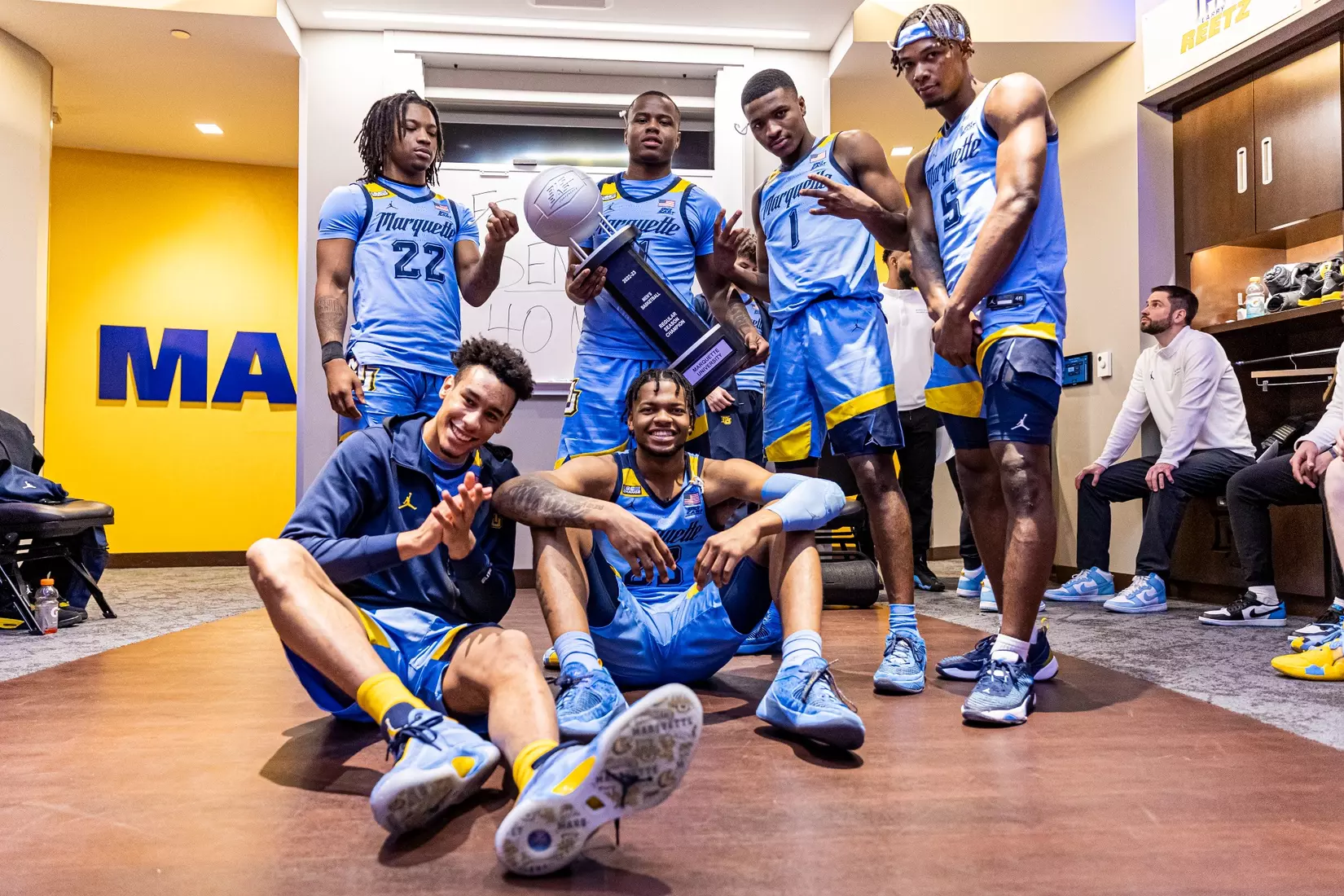 Marquette Men's Basketball defeats St. Johns 96-94 at Fiserv Forum in Milwaukee, WI on Saturday March 4, 2023.