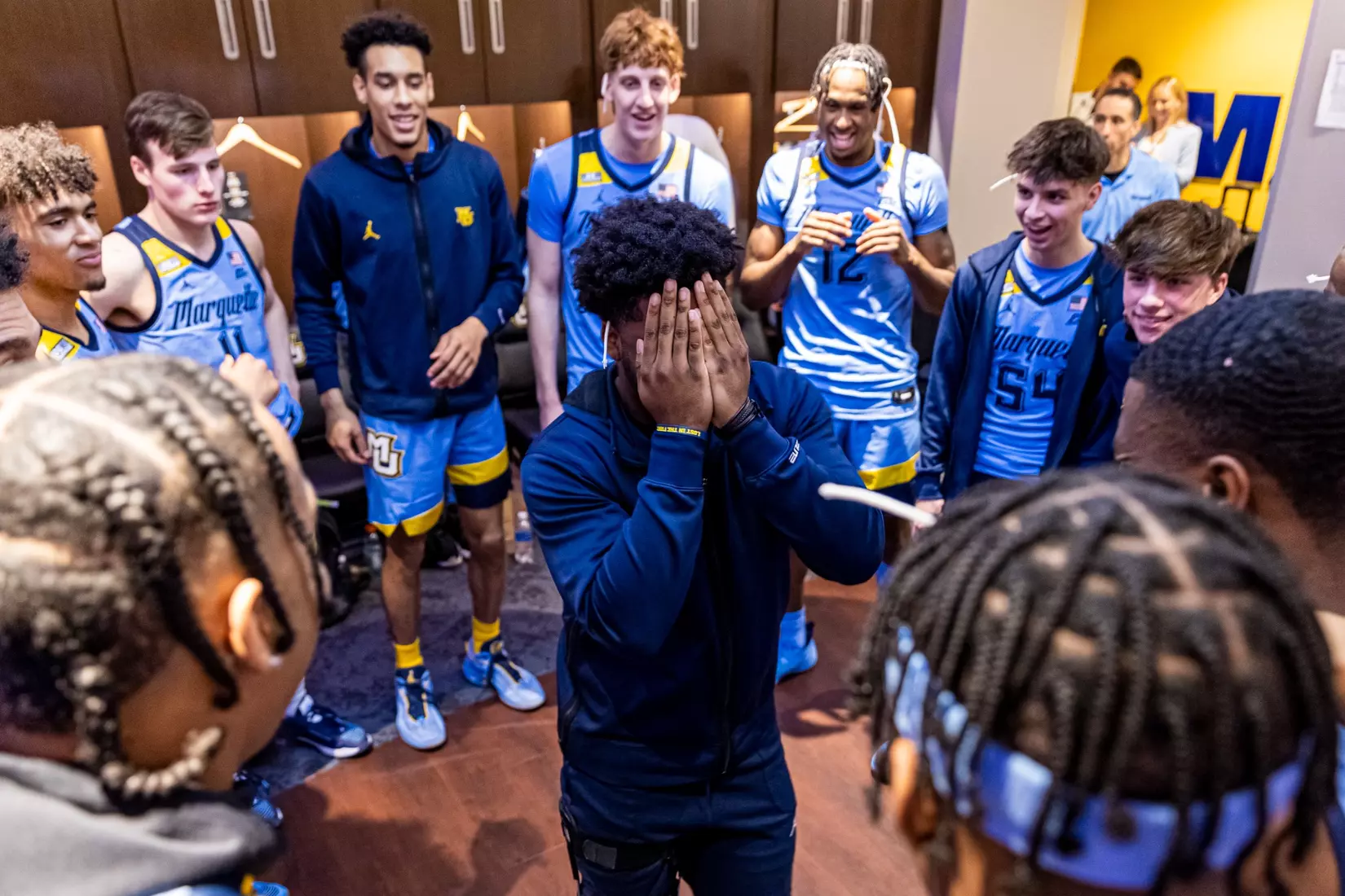 Marquette Men's Basketball defeats St. Johns 96-94 at Fiserv Forum in Milwaukee, WI on Saturday March 4, 2023.