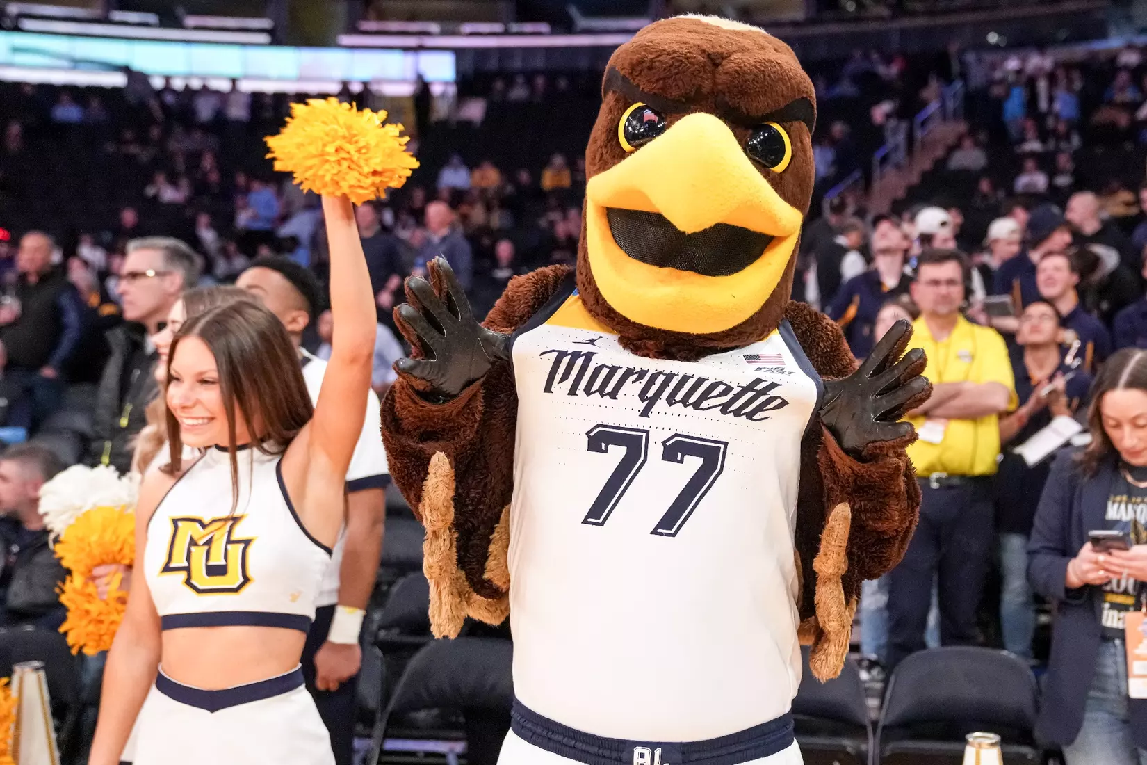 Marquette Men's Basketball defeats St. Johns 72-70 at Madison Square Garden in New York City, NY during the Quarterfinals of the 2023 Big East Tournament on Thursday March 9, 2023.