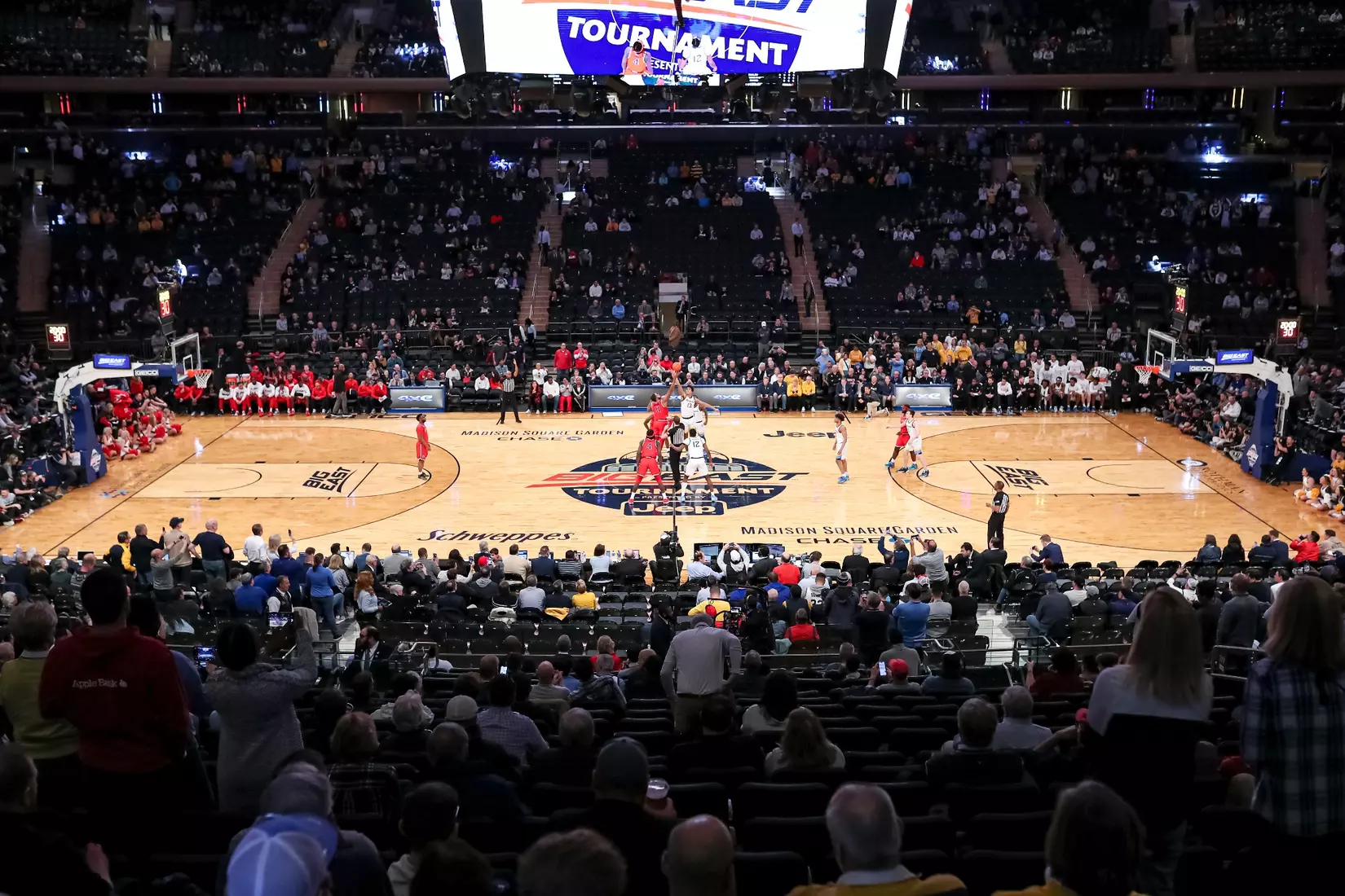 Marquette Men's Basketball defeats St. Johns 72-70 at Madison Square Garden in New York City, NY during the Quarterfinals of the 2023 Big East Tournament on Thursday March 9, 2023.