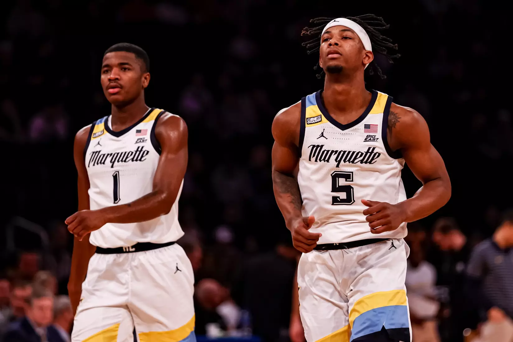 Marquette Men's Basketball defeats St. Johns 72-70 at Madison Square Garden in New York City, NY during the Quarterfinals of the 2023 Big East Tournament on Thursday March 9, 2023.