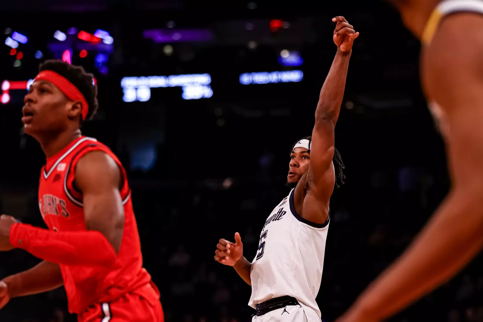 Marquette Men's Basketball defeats St. Johns 72-70 at Madison Square Garden in New York City, NY during the Quarterfinals of the 2023 Big East Tournament on Thursday March 9, 2023.