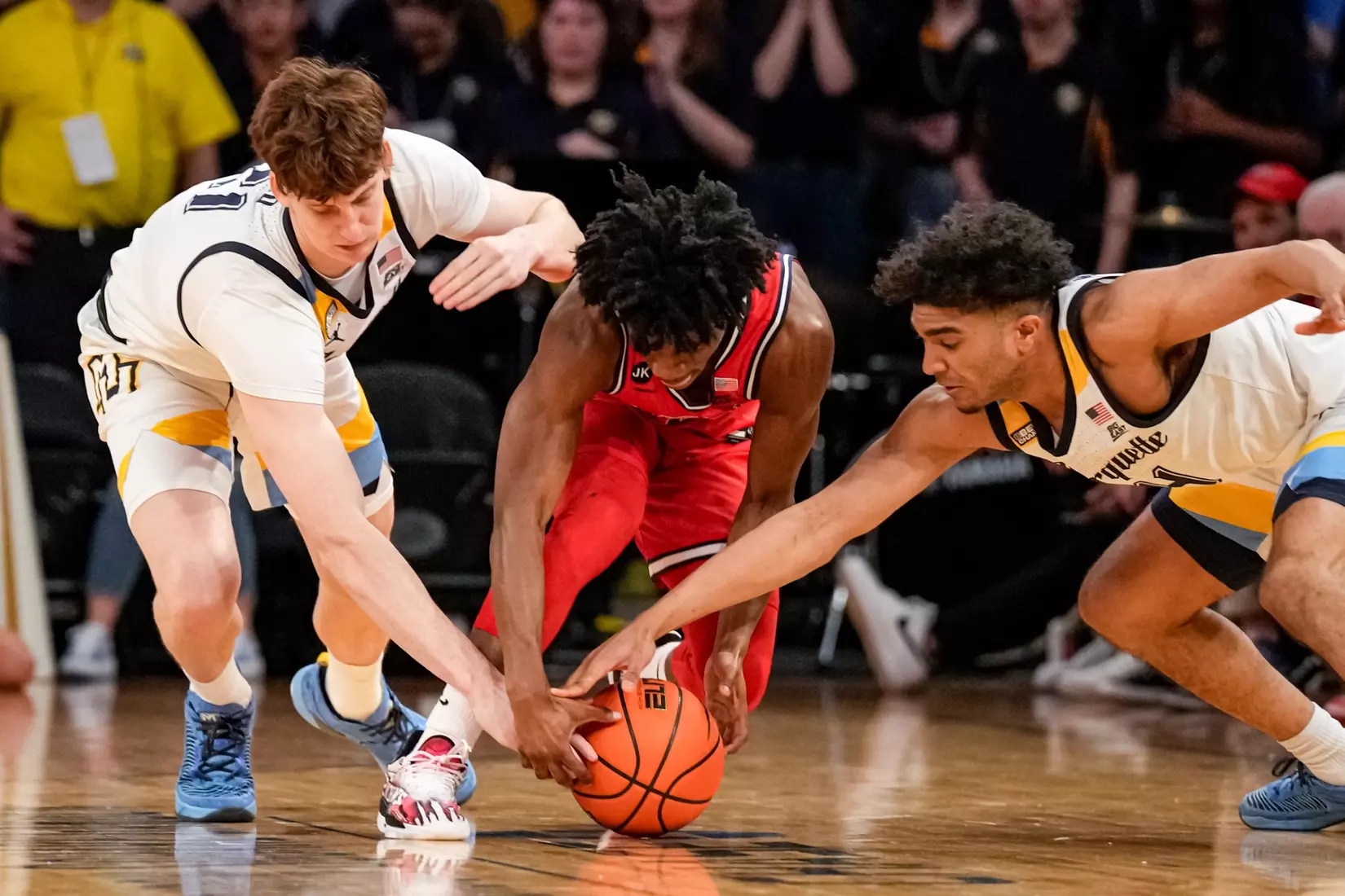 Marquette Men's Basketball defeats St. Johns 72-70 at Madison Square Garden in New York City, NY during the Quarterfinals of the 2023 Big East Tournament on Thursday March 9, 2023.