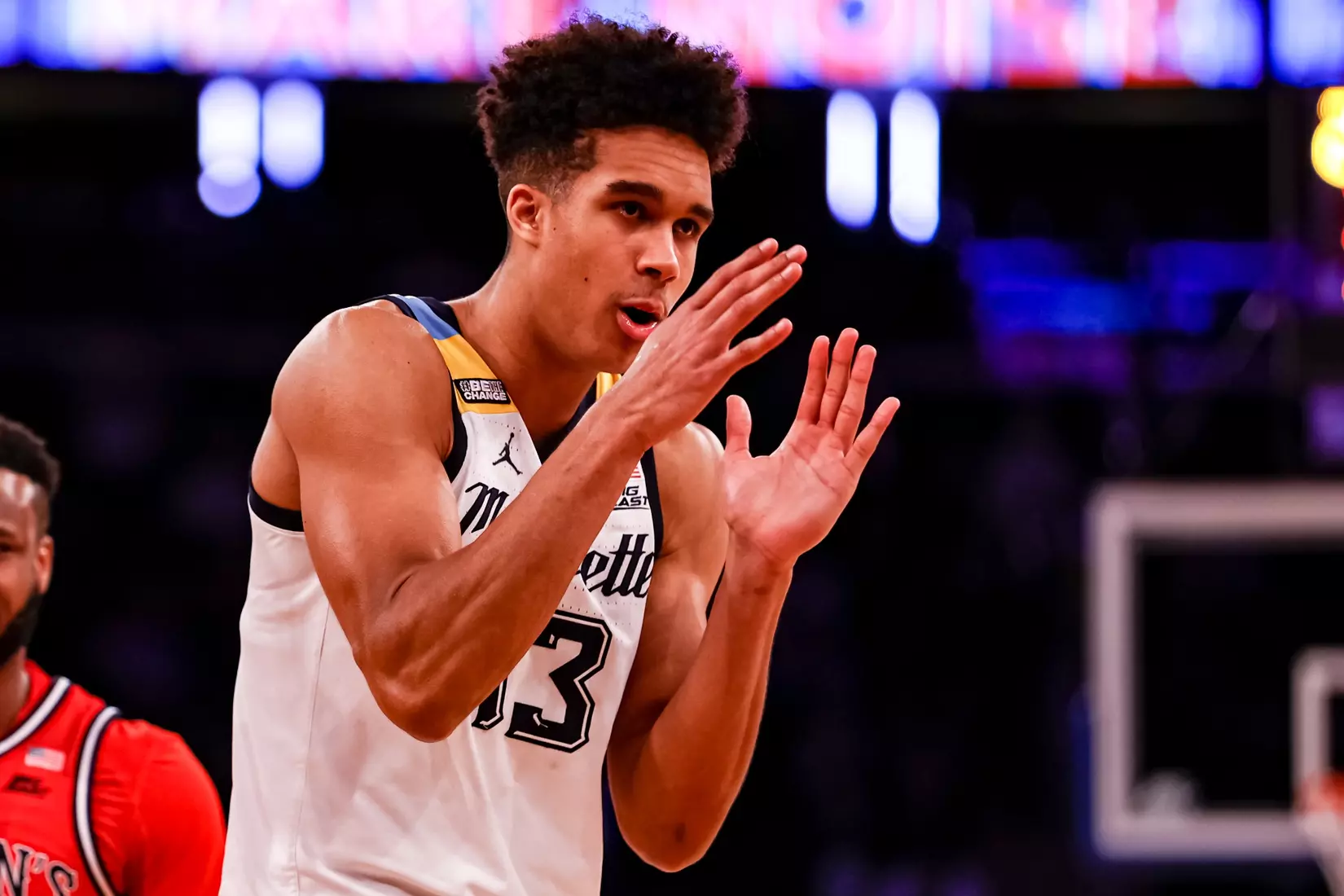 Marquette Men's Basketball defeats St. Johns 72-70 at Madison Square Garden in New York City, NY during the Quarterfinals of the 2023 Big East Tournament on Thursday March 9, 2023.