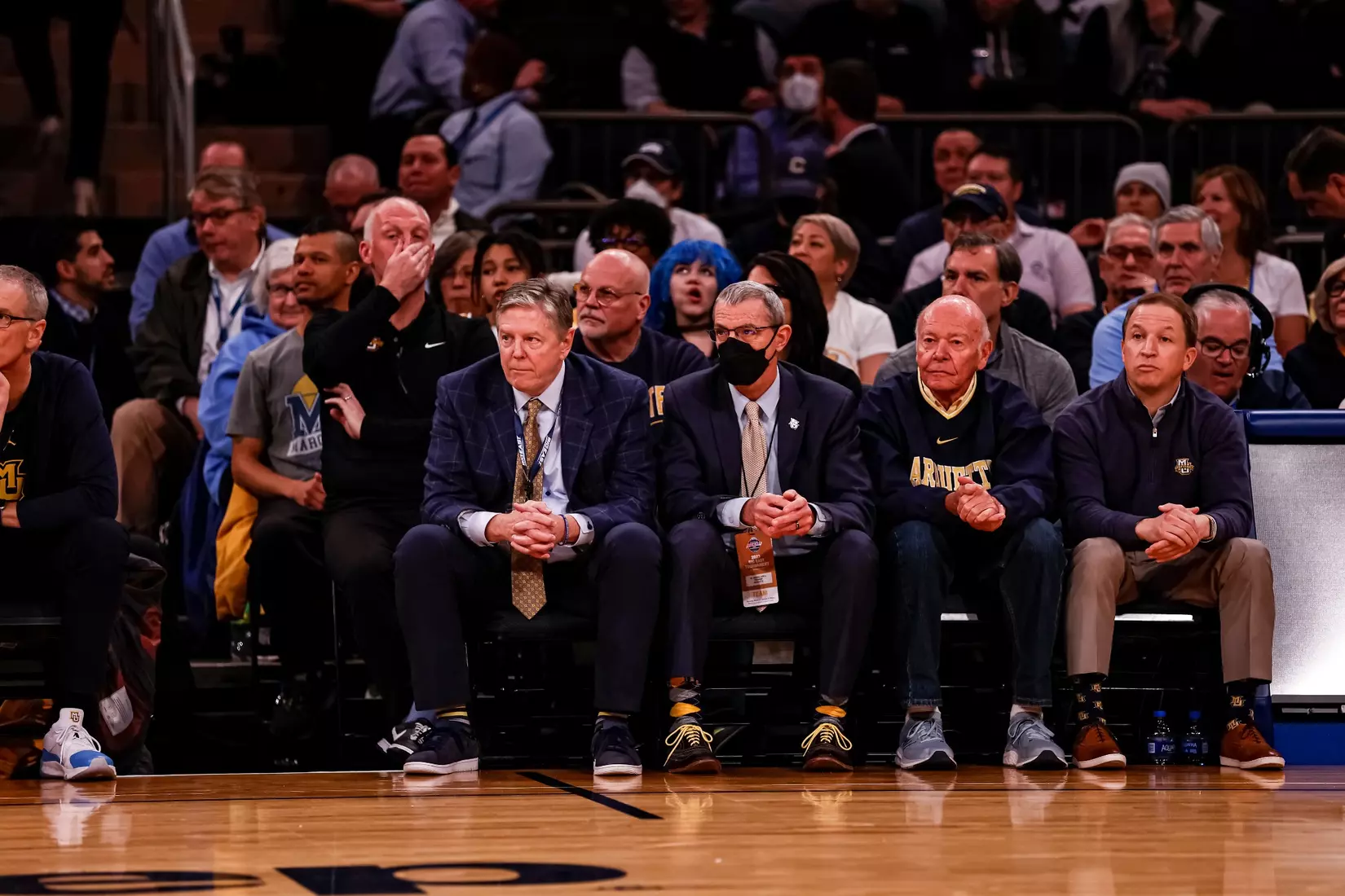 Marquette Men's Basketball defeats St. Johns 72-70 at Madison Square Garden in New York City, NY during the Quarterfinals of the 2023 Big East Tournament on Thursday March 9, 2023.