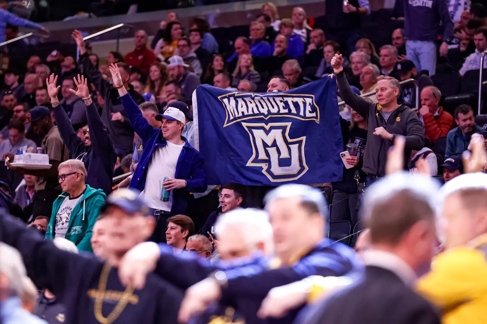 Marquette Men's Basketball defeats St. Johns 72-70 at Madison Square Garden in New York City, NY during the Quarterfinals of the 2023 Big East Tournament on Thursday March 9, 2023.