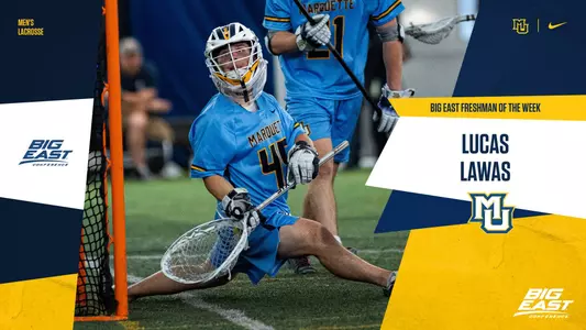 Lucas Lawas BIG EAST Freshman of the Week April 17