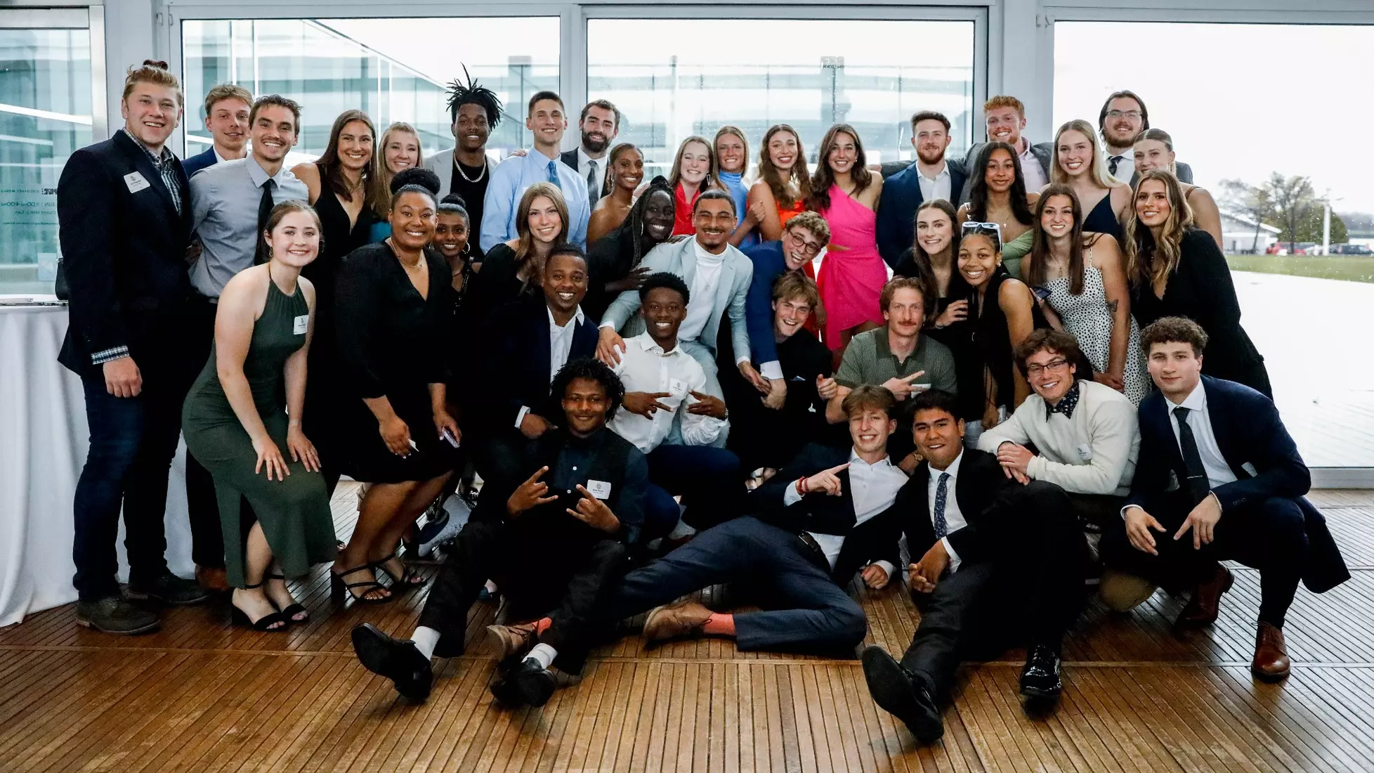The Marquette student athletes were recognized at the Blue & Golden Globes Awards Sunday night at Discovery World in celebration of the 2022-23 athletics and academic year.