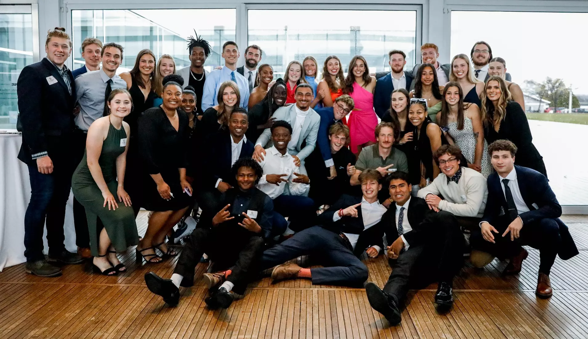 The Marquette student athletes were recognized at the Blue & Golden Globes Awards Sunday night at Discovery World in celebration of the 2022-23 athletics and academic year.