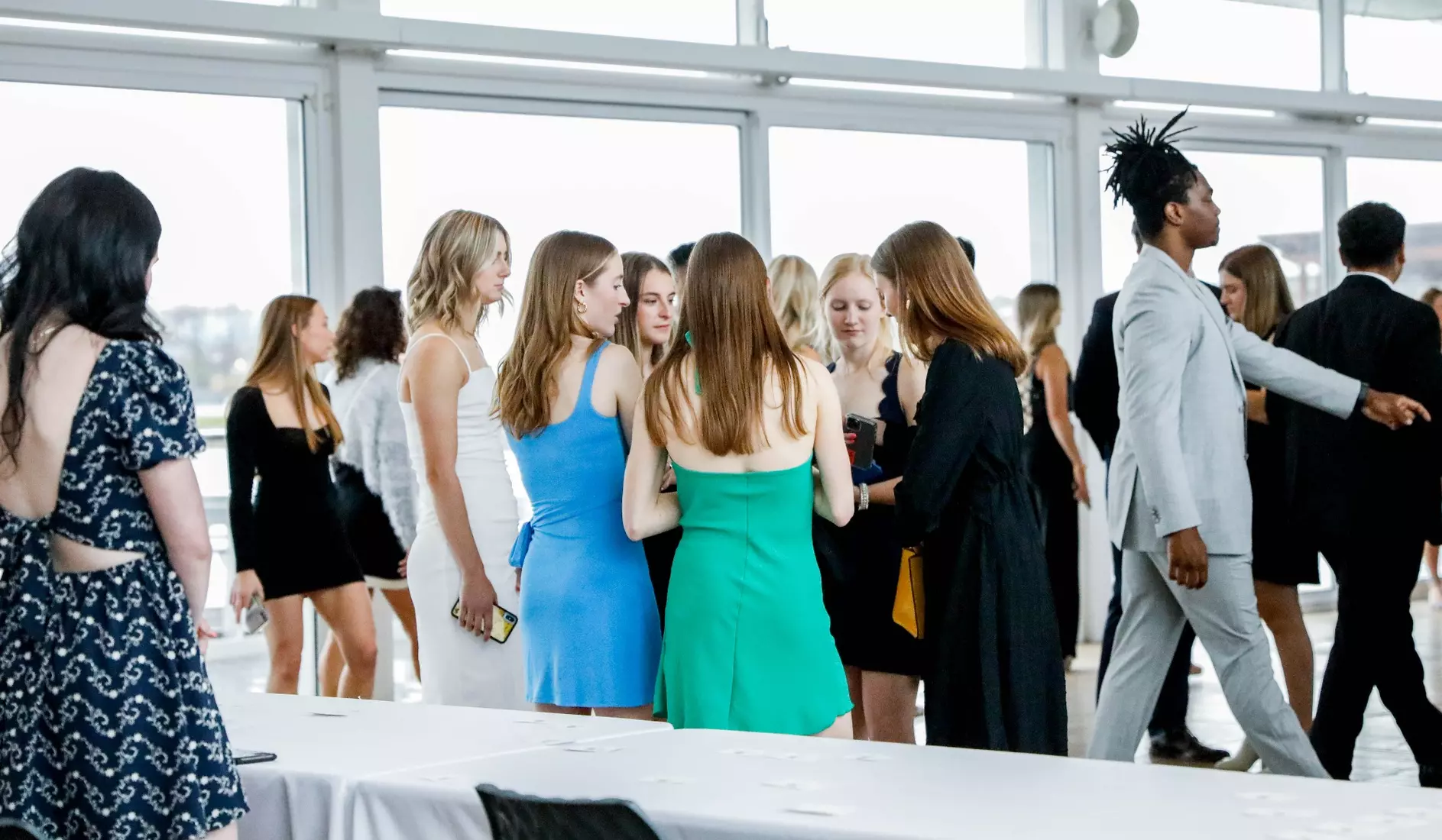 The Marquette student athletes were recognized at the Blue & Golden Globes Awards Sunday night at Discovery World in celebration of the 2022-23 athletics and academic year.