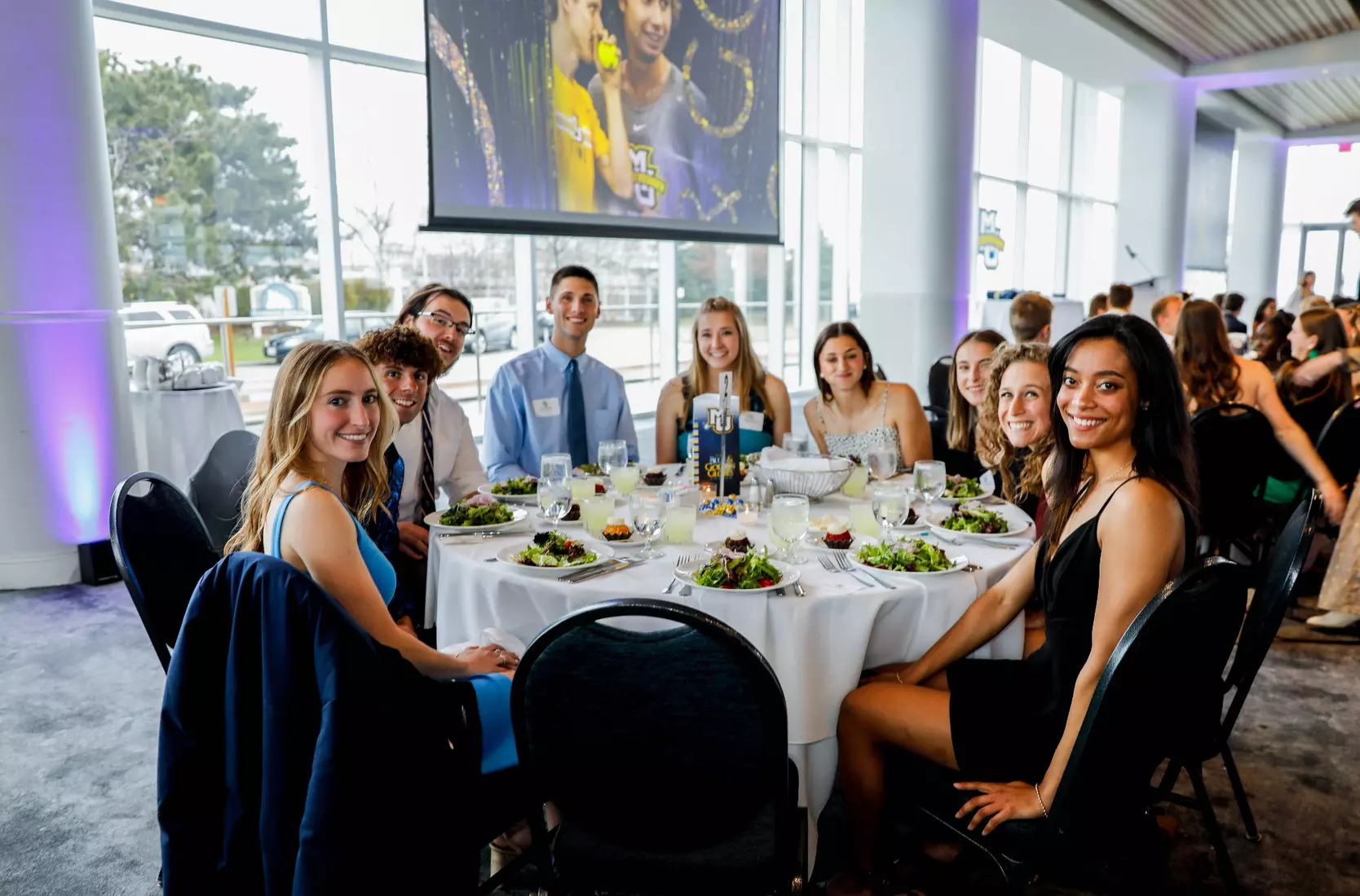 The Marquette student athletes were recognized at the Blue & Golden Globes Awards Sunday night at Discovery World in celebration of the 2022-23 athletics and academic year.