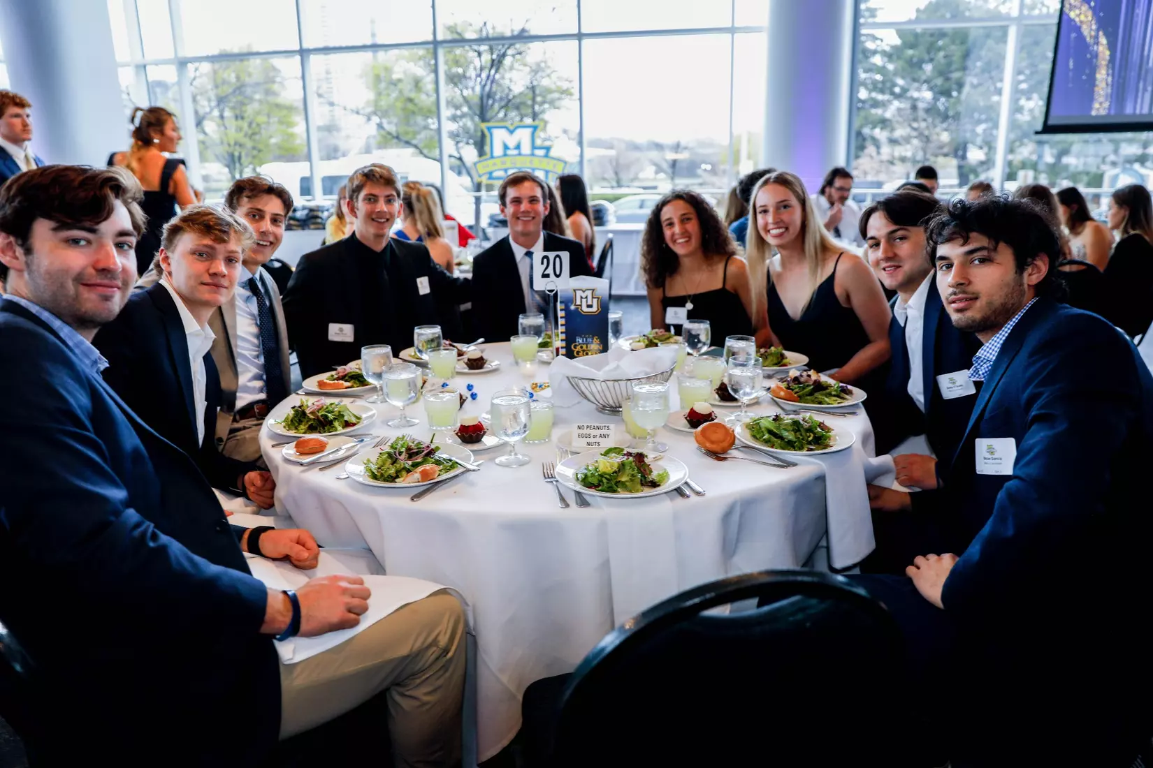 The Marquette student athletes were recognized at the Blue & Golden Globes Awards Sunday night at Discovery World in celebration of the 2022-23 athletics and academic year.