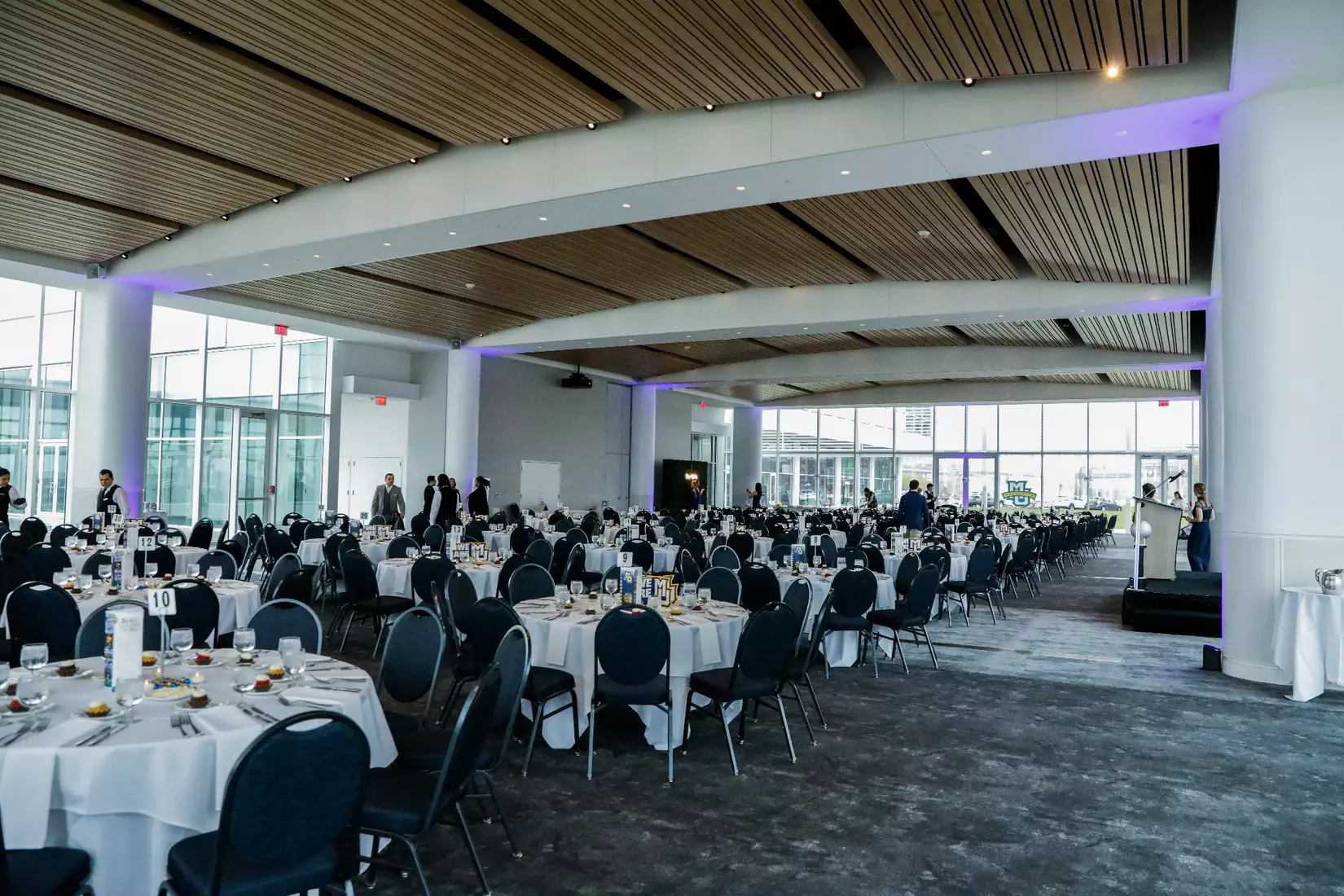 The Marquette student athletes were recognized at the Blue & Golden Globes Awards Sunday night at Discovery World in celebration of the 2022-23 athletics and academic year.