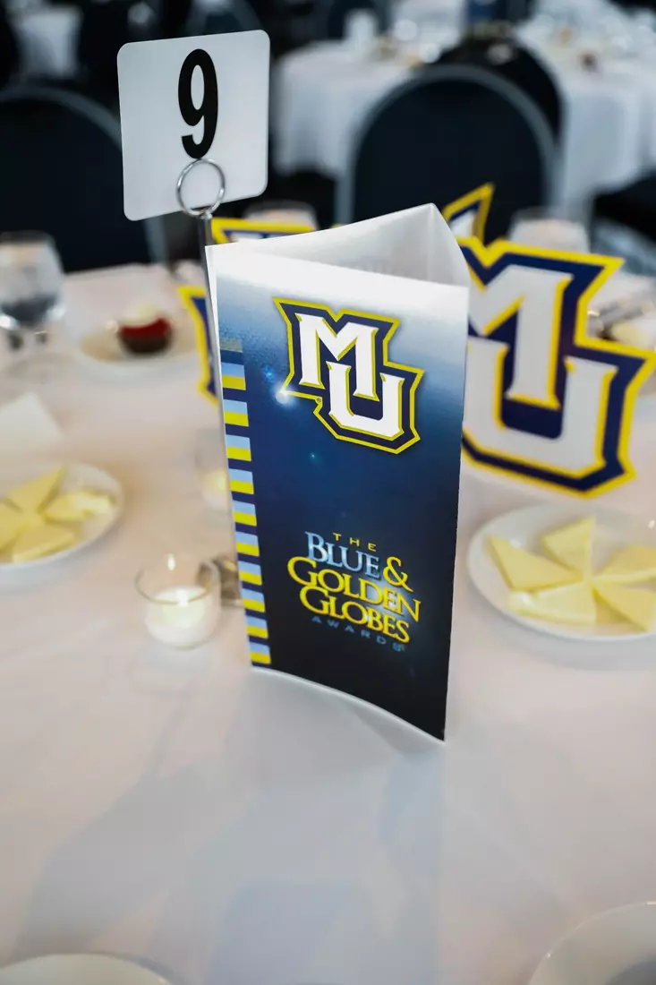 The Marquette student athletes were recognized at the Blue & Golden Globes Awards Sunday night at Discovery World in celebration of the 2022-23 athletics and academic year.
