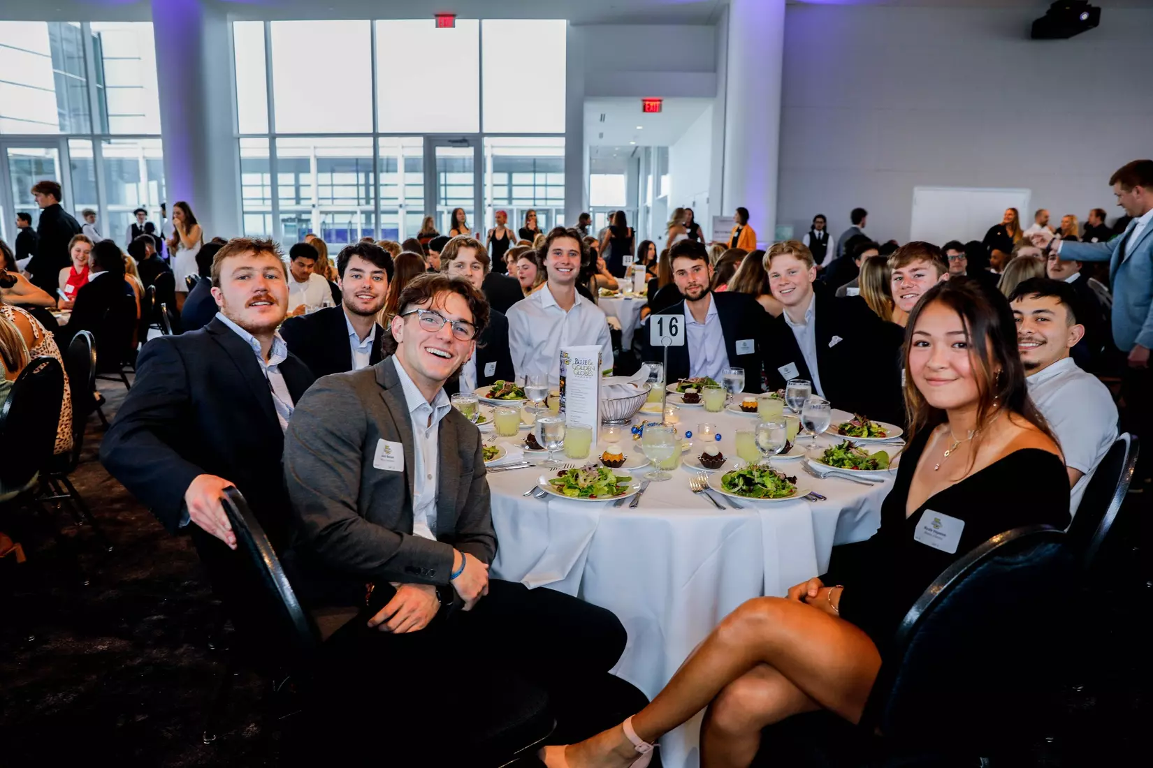 The Marquette student athletes were recognized at the Blue & Golden Globes Awards Sunday night at Discovery World in celebration of the 2022-23 athletics and academic year.