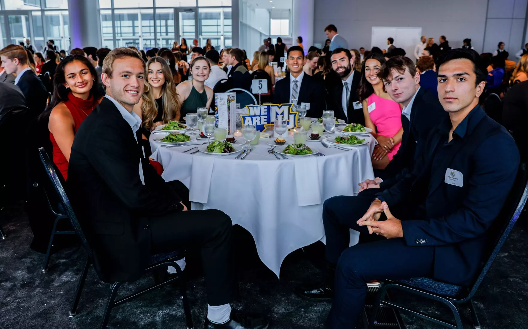 The Marquette student athletes were recognized at the Blue & Golden Globes Awards Sunday night at Discovery World in celebration of the 2022-23 athletics and academic year.