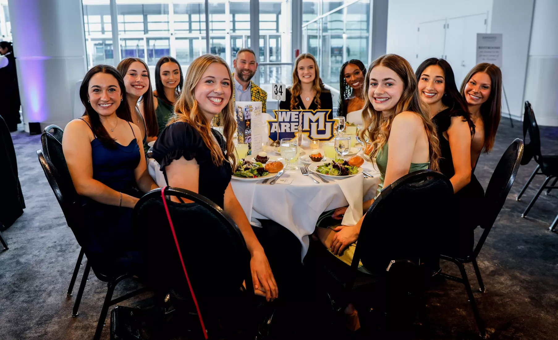 The Marquette student athletes were recognized at the Blue & Golden Globes Awards Sunday night at Discovery World in celebration of the 2022-23 athletics and academic year.