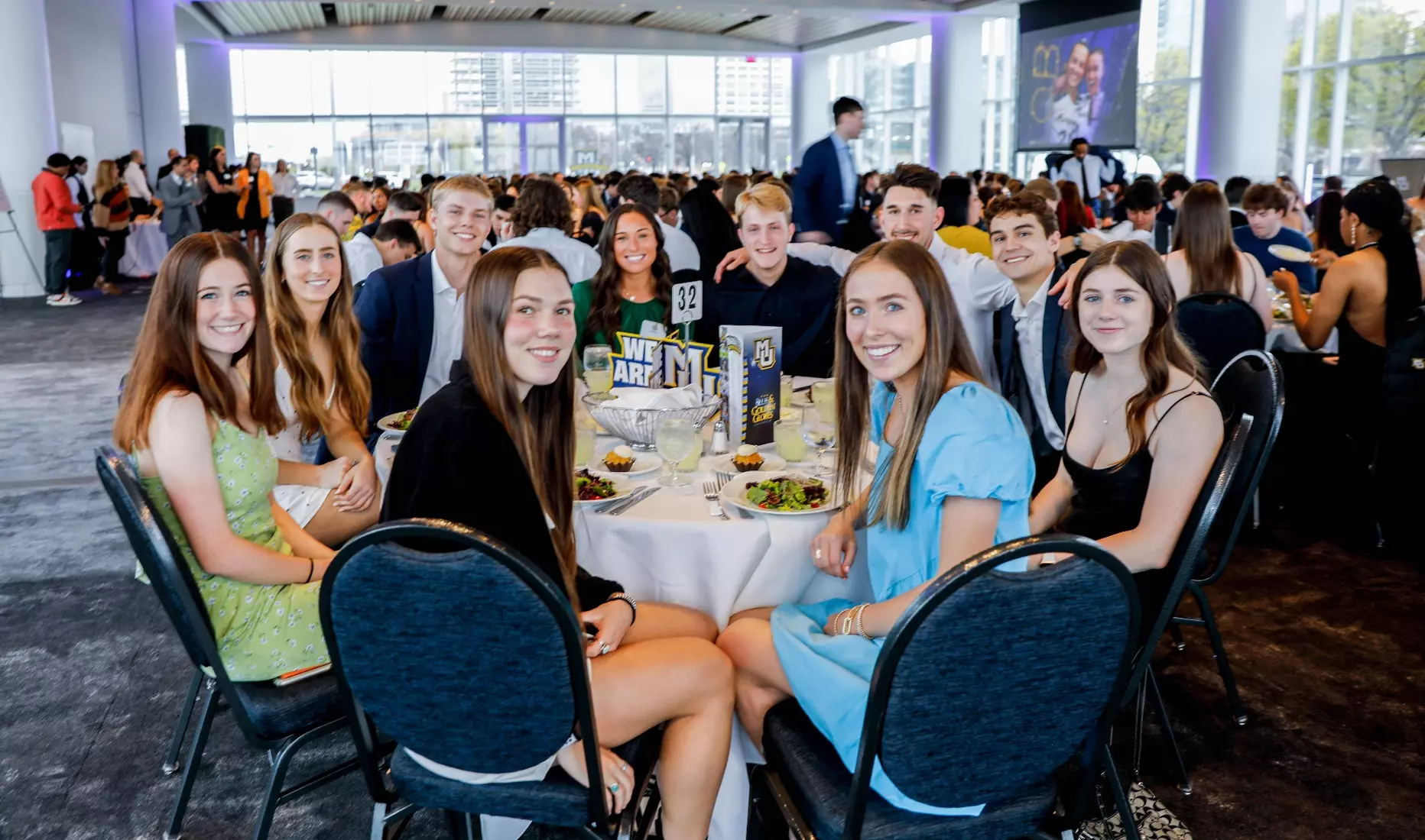 The Marquette student athletes were recognized at the Blue & Golden Globes Awards Sunday night at Discovery World in celebration of the 2022-23 athletics and academic year.