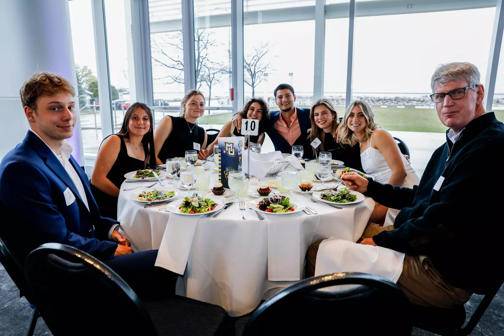 The Marquette student athletes were recognized at the Blue & Golden Globes Awards Sunday night at Discovery World in celebration of the 2022-23 athletics and academic year.