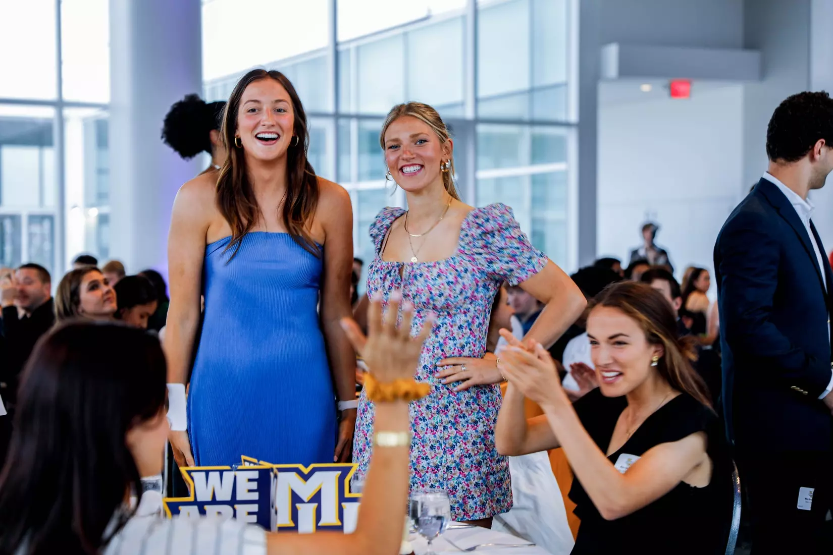 The Marquette student athletes were recognized at the Blue & Golden Globes Awards Sunday night at Discovery World in celebration of the 2022-23 athletics and academic year.