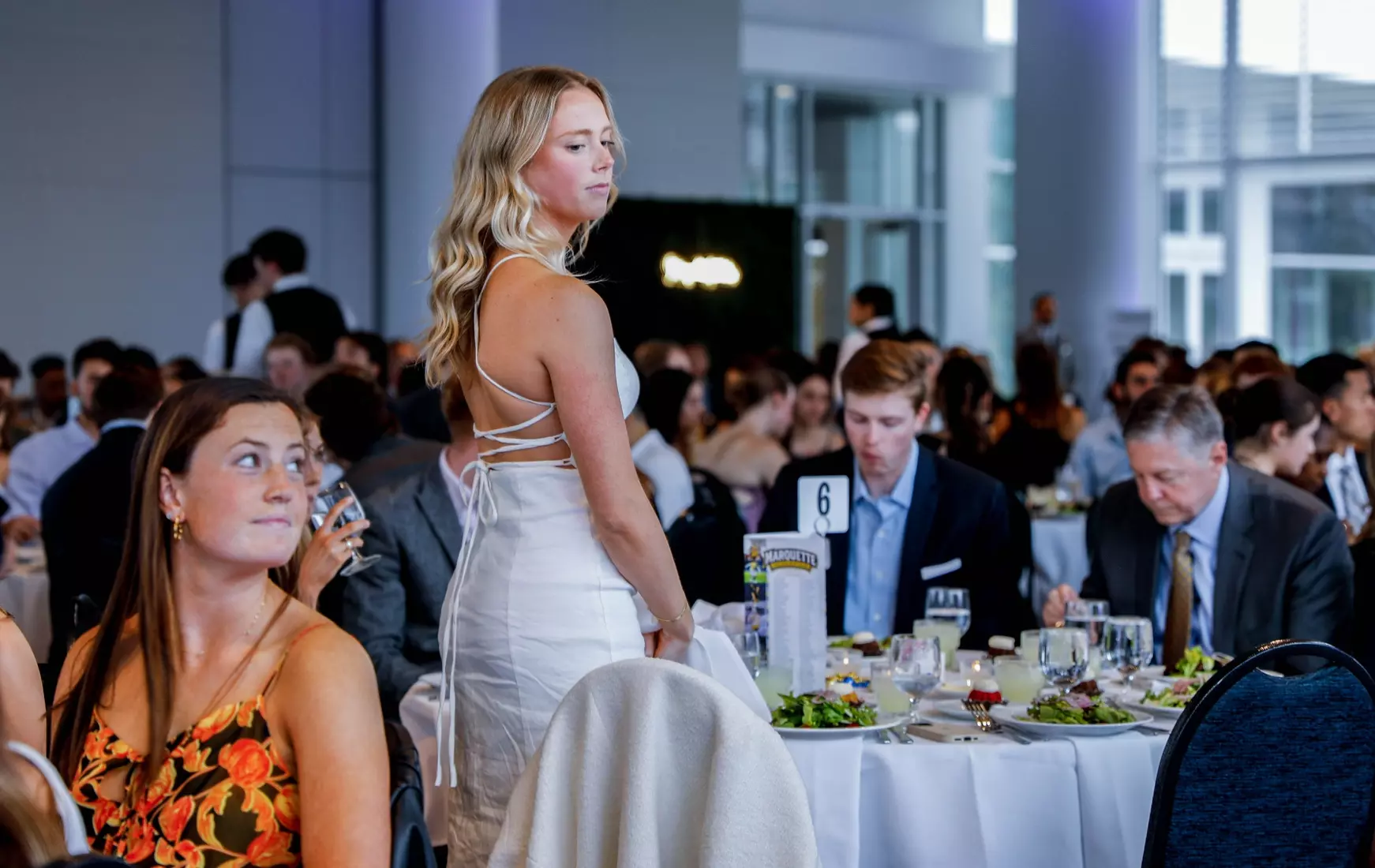 The Marquette student athletes were recognized at the Blue & Golden Globes Awards Sunday night at Discovery World in celebration of the 2022-23 athletics and academic year.