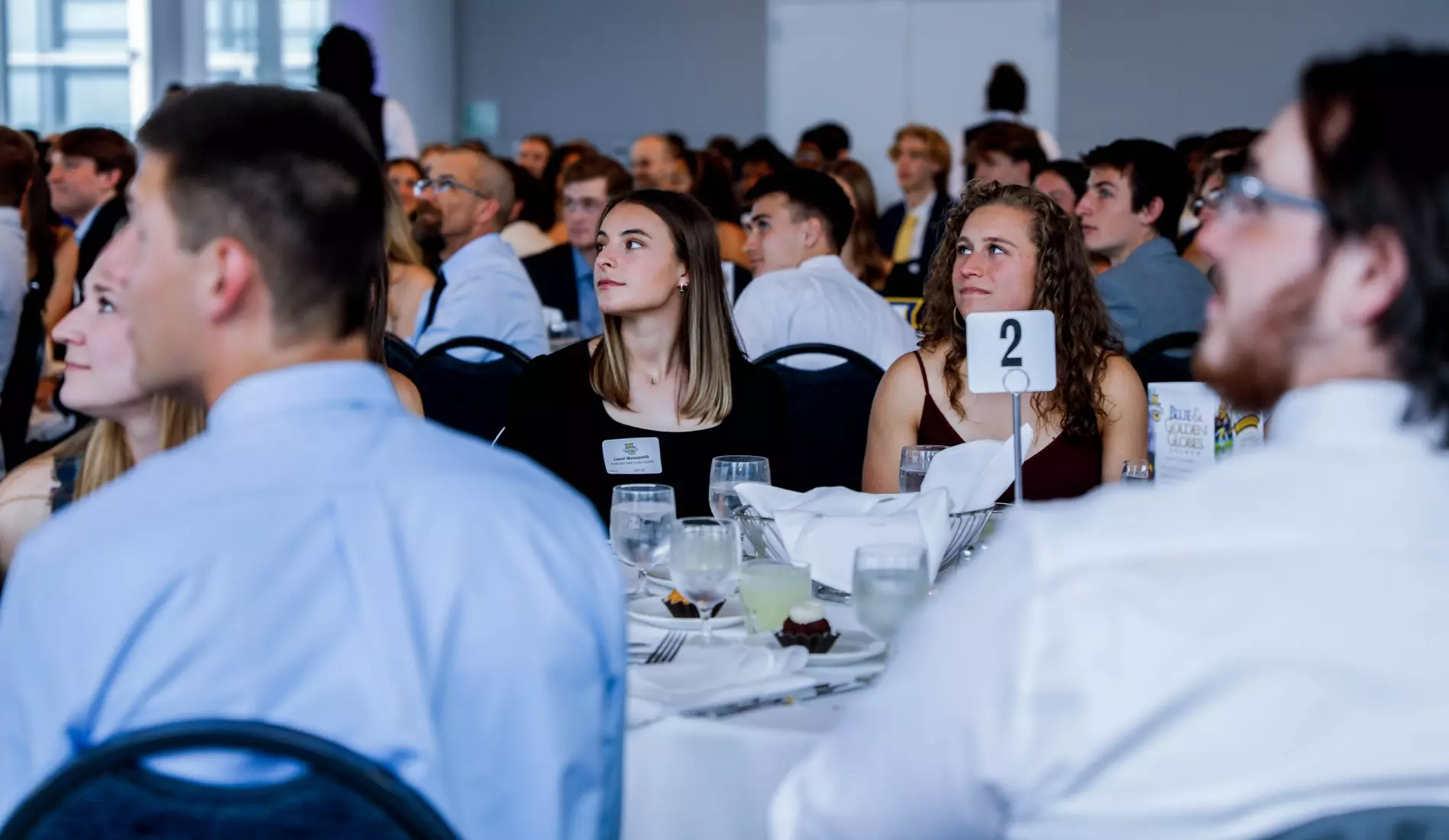 The Marquette student athletes were recognized at the Blue & Golden Globes Awards Sunday night at Discovery World in celebration of the 2022-23 athletics and academic year.