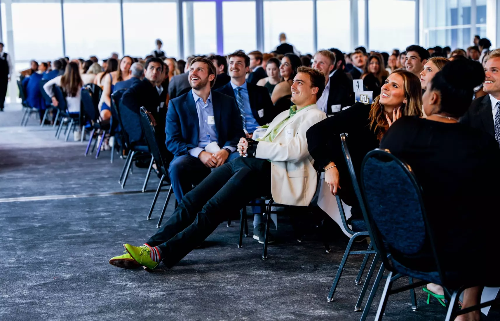 The Marquette student athletes were recognized at the Blue & Golden Globes Awards Sunday night at Discovery World in celebration of the 2022-23 athletics and academic year.