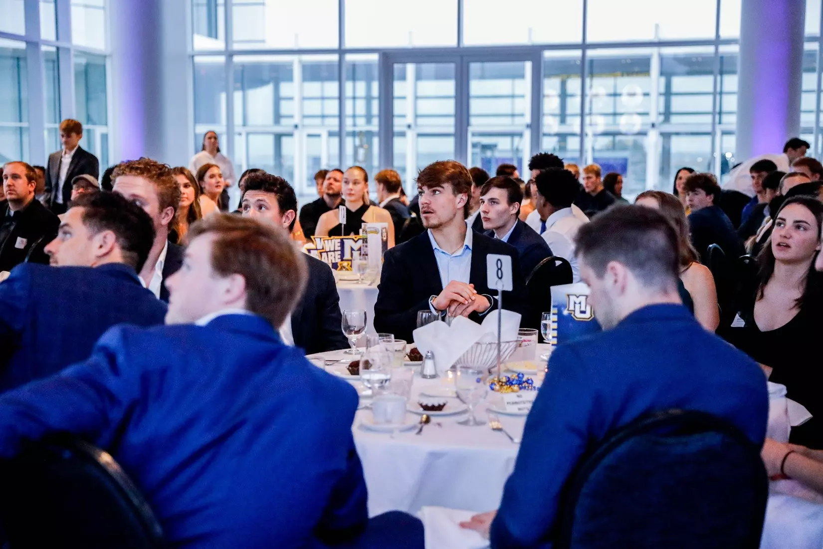 The Marquette student athletes were recognized at the Blue & Golden Globes Awards Sunday night at Discovery World in celebration of the 2022-23 athletics and academic year.