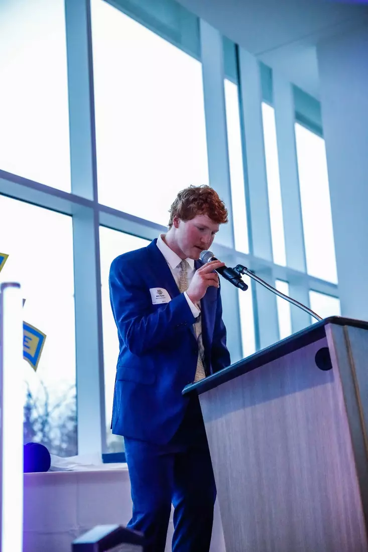 The Marquette student athletes were recognized at the Blue & Golden Globes Awards Sunday night at Discovery World in celebration of the 2022-23 athletics and academic year.