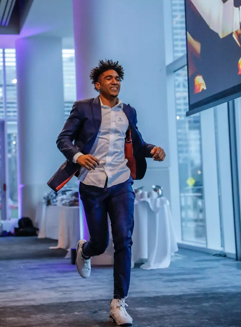The Marquette student athletes were recognized at the Blue & Golden Globes Awards Sunday night at Discovery World in celebration of the 2022-23 athletics and academic year.