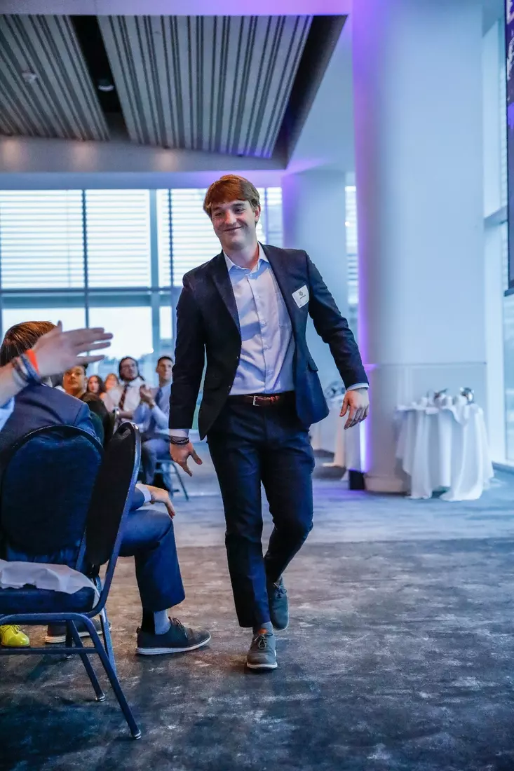 The Marquette student athletes were recognized at the Blue & Golden Globes Awards Sunday night at Discovery World in celebration of the 2022-23 athletics and academic year.