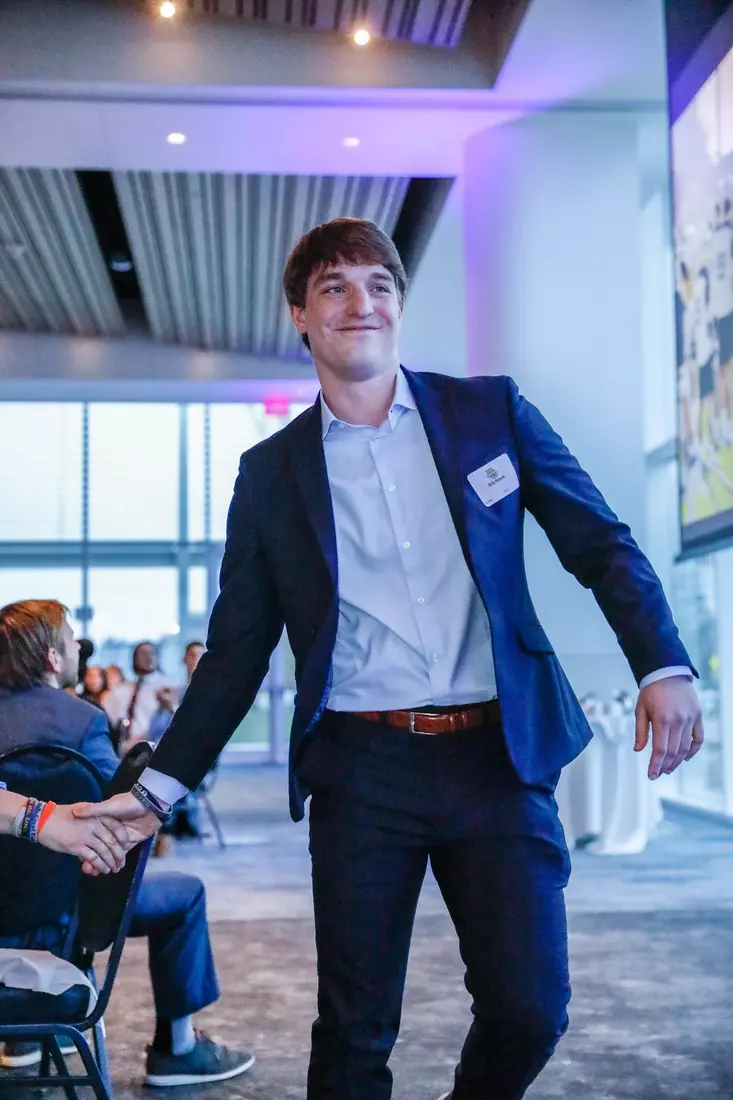 The Marquette student athletes were recognized at the Blue & Golden Globes Awards Sunday night at Discovery World in celebration of the 2022-23 athletics and academic year.