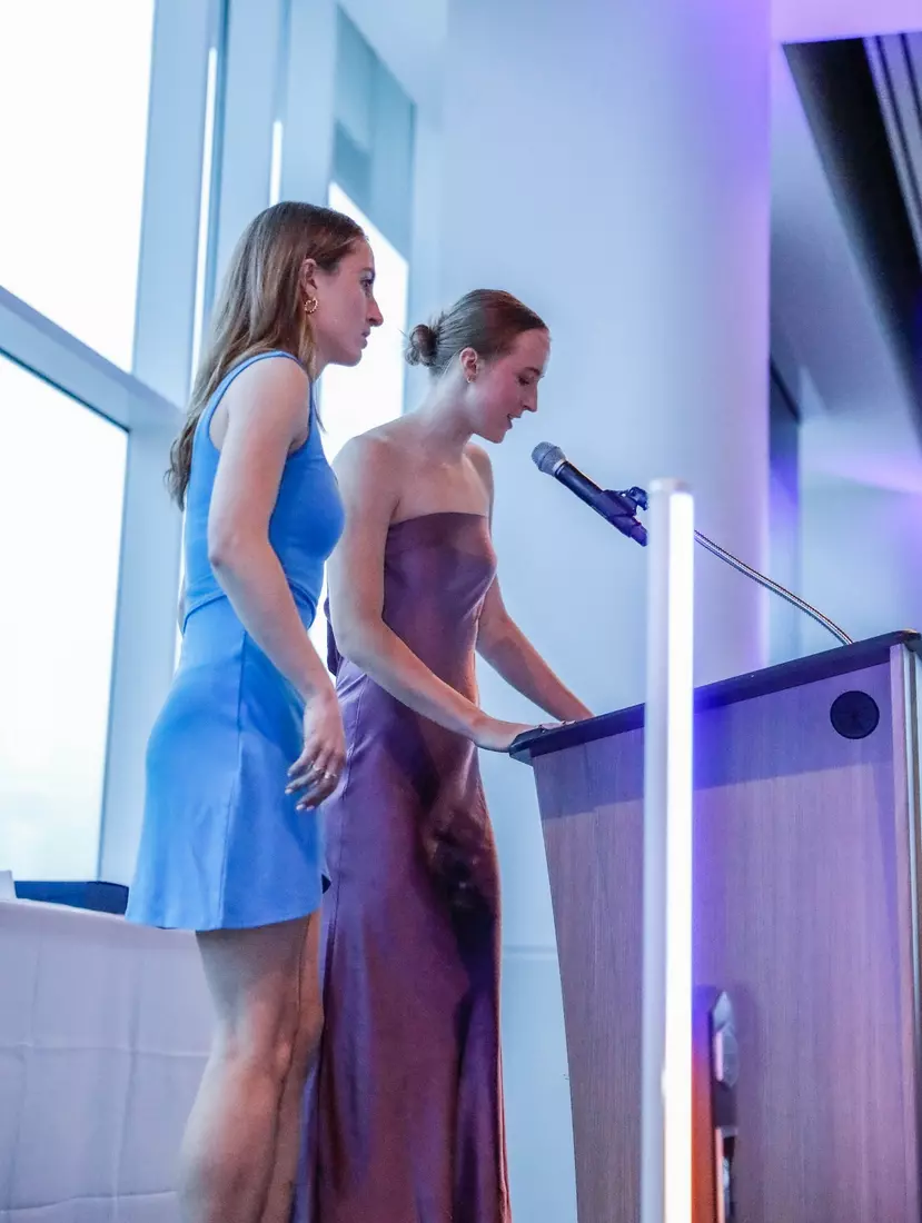 The Marquette student athletes were recognized at the Blue & Golden Globes Awards Sunday night at Discovery World in celebration of the 2022-23 athletics and academic year.