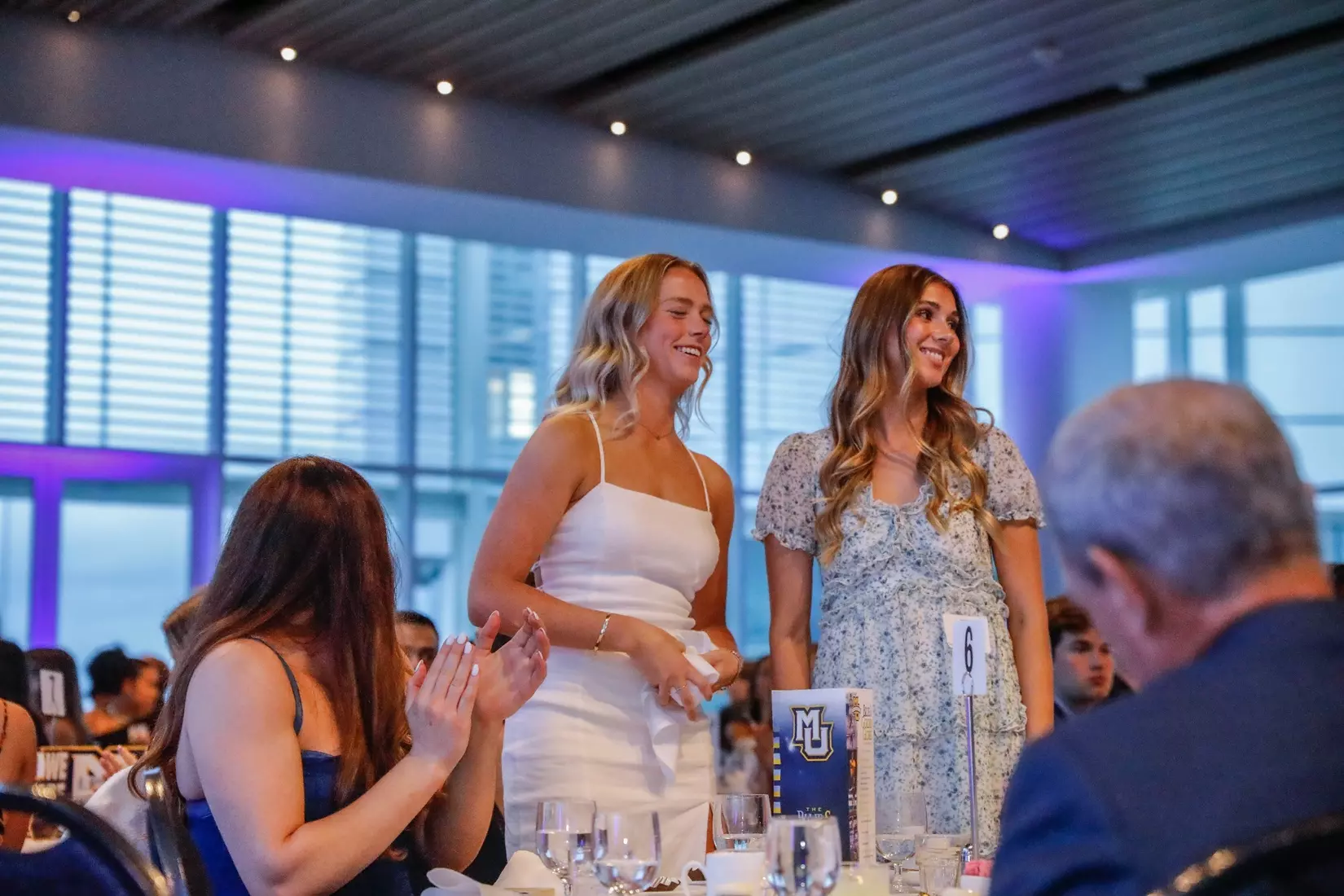 The Marquette student athletes were recognized at the Blue & Golden Globes Awards Sunday night at Discovery World in celebration of the 2022-23 athletics and academic year.
