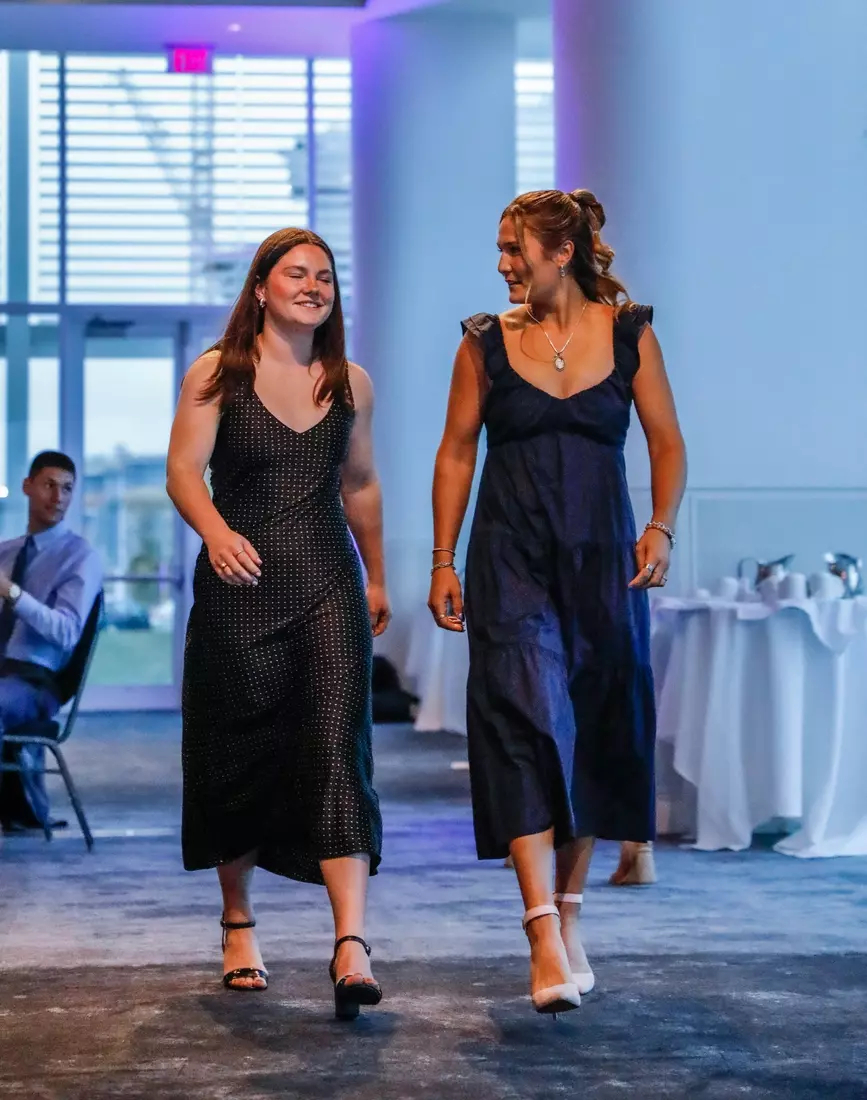 The Marquette student athletes were recognized at the Blue & Golden Globes Awards Sunday night at Discovery World in celebration of the 2022-23 athletics and academic year.