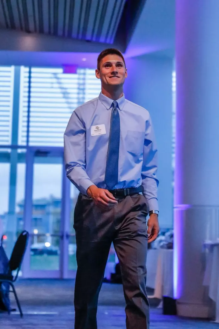 The Marquette student athletes were recognized at the Blue & Golden Globes Awards Sunday night at Discovery World in celebration of the 2022-23 athletics and academic year.