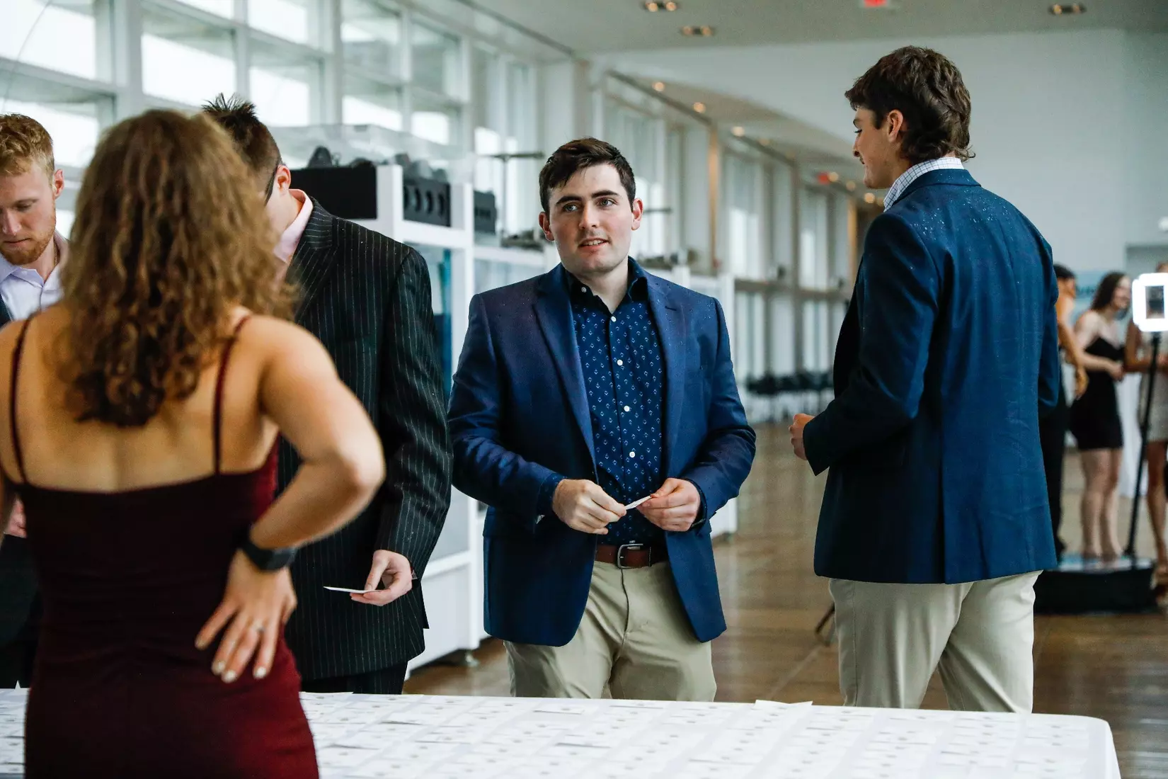 The Marquette student athletes were recognized at the Blue & Golden Globes Awards Sunday night at Discovery World in celebration of the 2022-23 athletics and academic year.