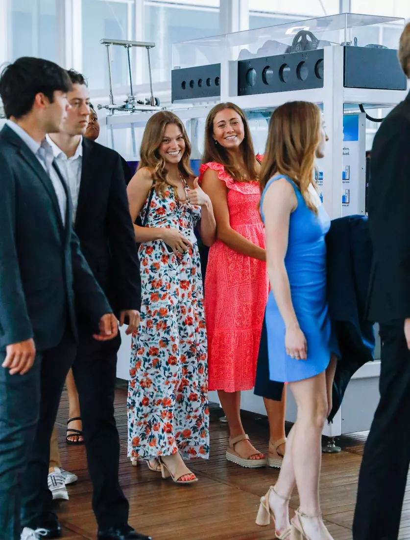 The Marquette student athletes were recognized at the Blue & Golden Globes Awards Sunday night at Discovery World in celebration of the 2022-23 athletics and academic year.